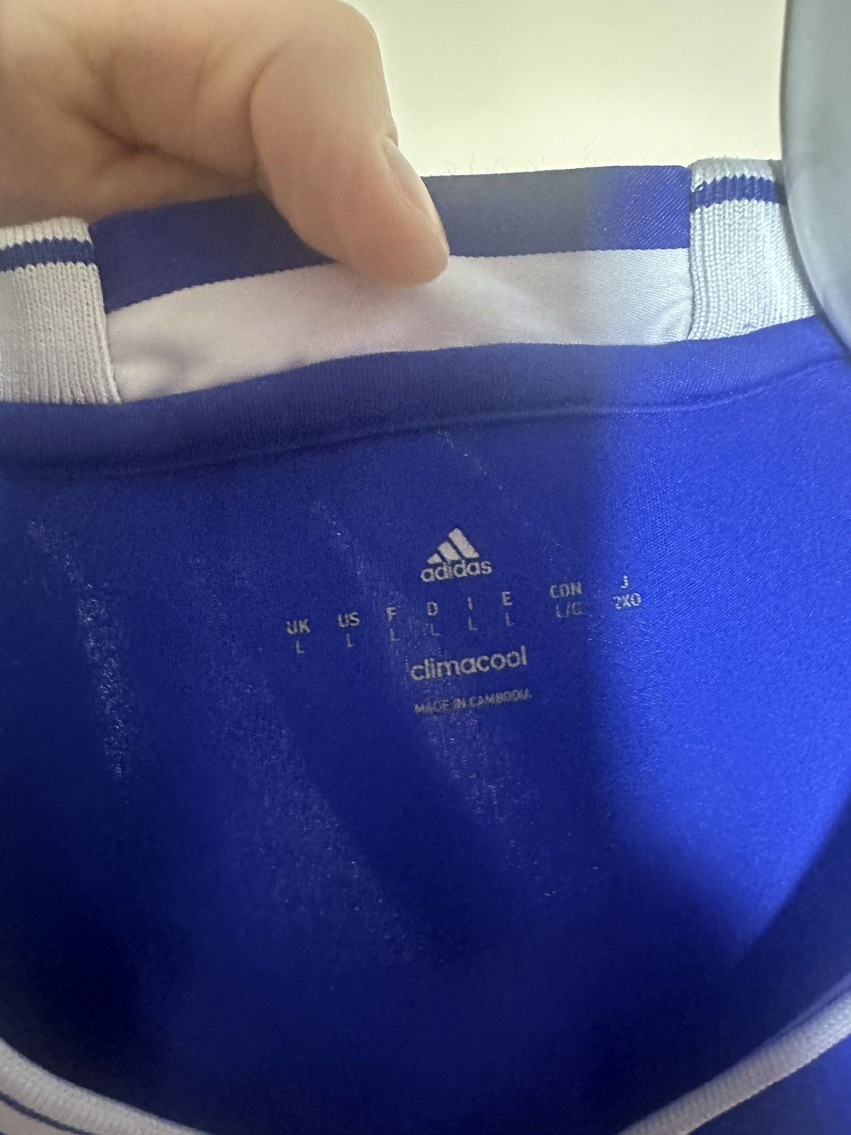 Adidas Chelsea 2016-17 Home Shirt L Size US L / EU 52-54 / 3 - 7 Thumbnail