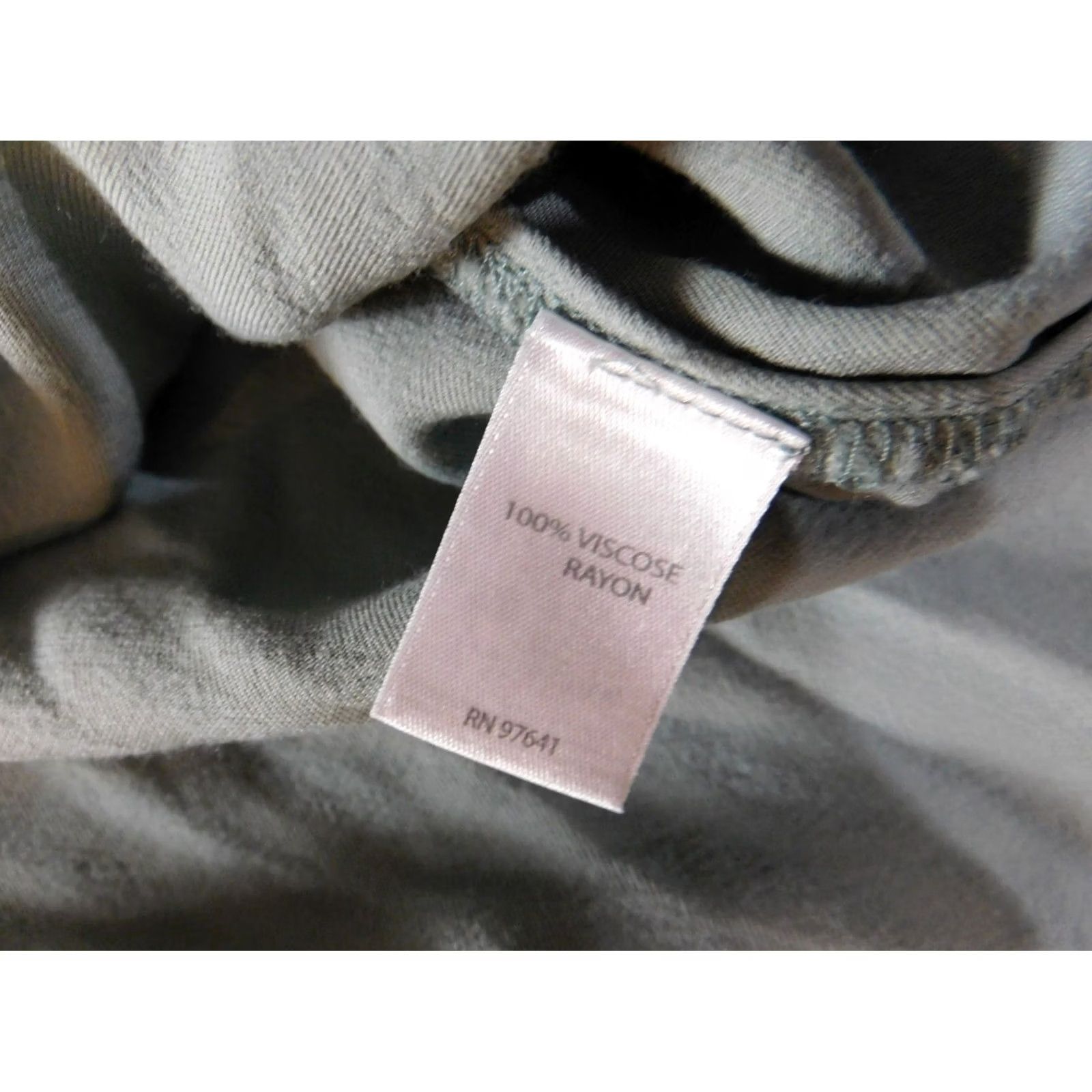 J. Jill J. Jill Blouse Tunic Green L Womens V-Neck Classic Pullover Rayon Solid Button Casual Size L / US 10 / IT 46 - 7 Thumbnail