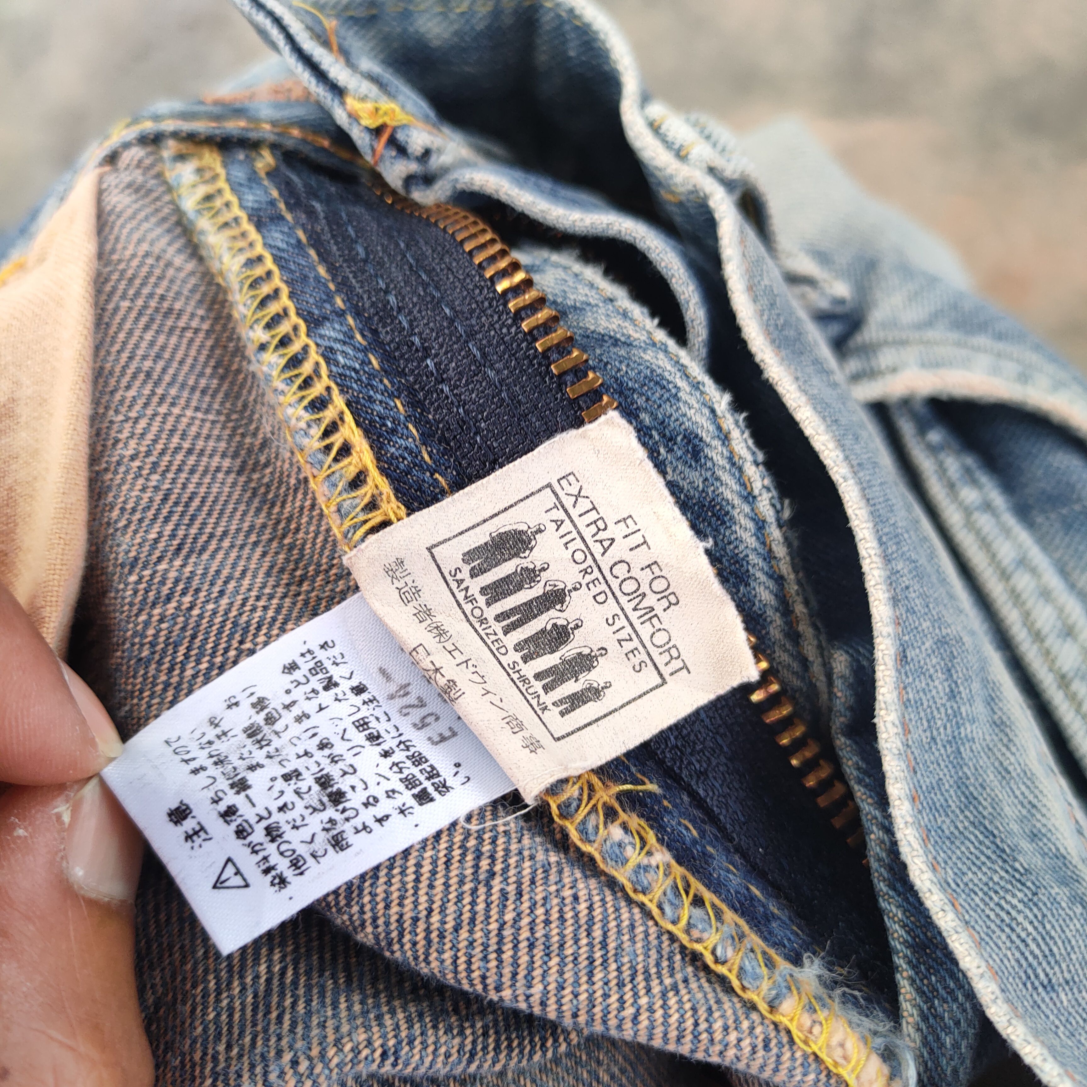 Lee W29 VINTAGE LEE FADED DISTRESSED JEAN DENIM PANTS Size US 29 - 15 Thumbnail