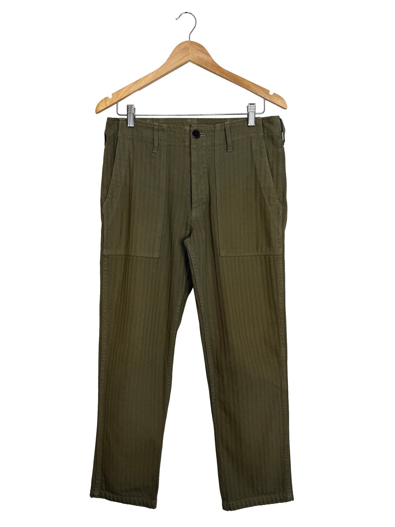 Visvim SS19 HW Drill Mil Pants (Herringbone) *F.I.L. Exclusive Size US 30 / EU 46 - 1 Thumbnail