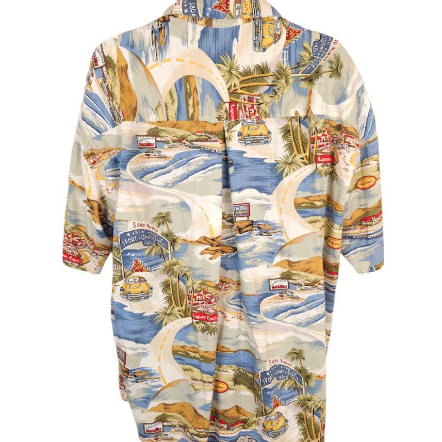 Other Laguna Beach Hawaiian Shirt Mens Size 3XL Beige Surfer Surf Size US XXL / EU 58 / 5 - 3 Thumbnail
