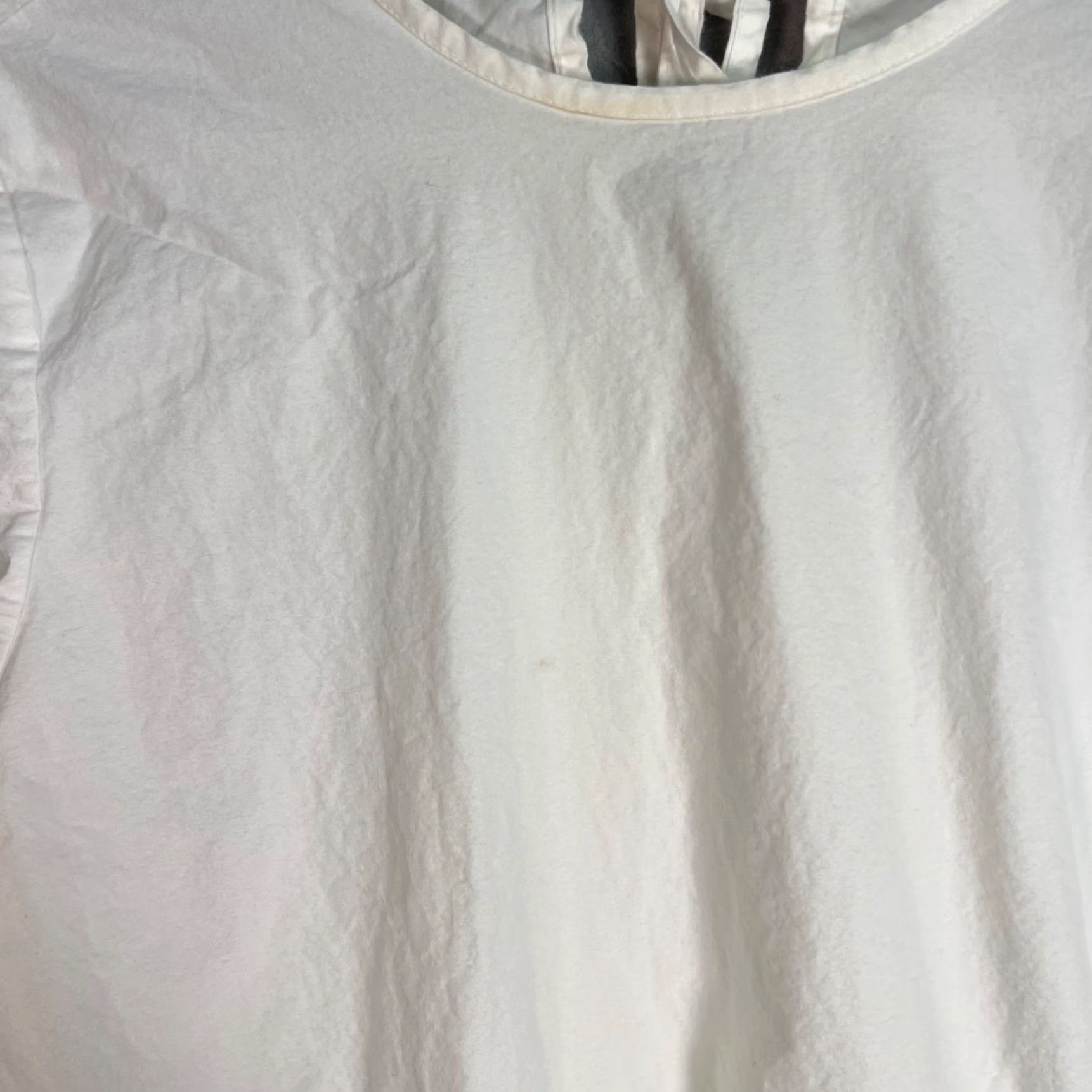 Vintage VINTAGE 3.3 Field Trip Womens One Size White Cotton Tiered Long Sleeve Dress Size ONE SIZE - 7 Thumbnail