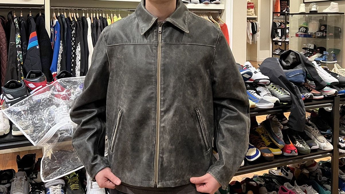 Enfants Riches Deprimes Enfants Riches Deprimes Sleep Sound Leather Cowhide Jacket Size US XXL / EU 58 / 5 - 10 Thumbnail