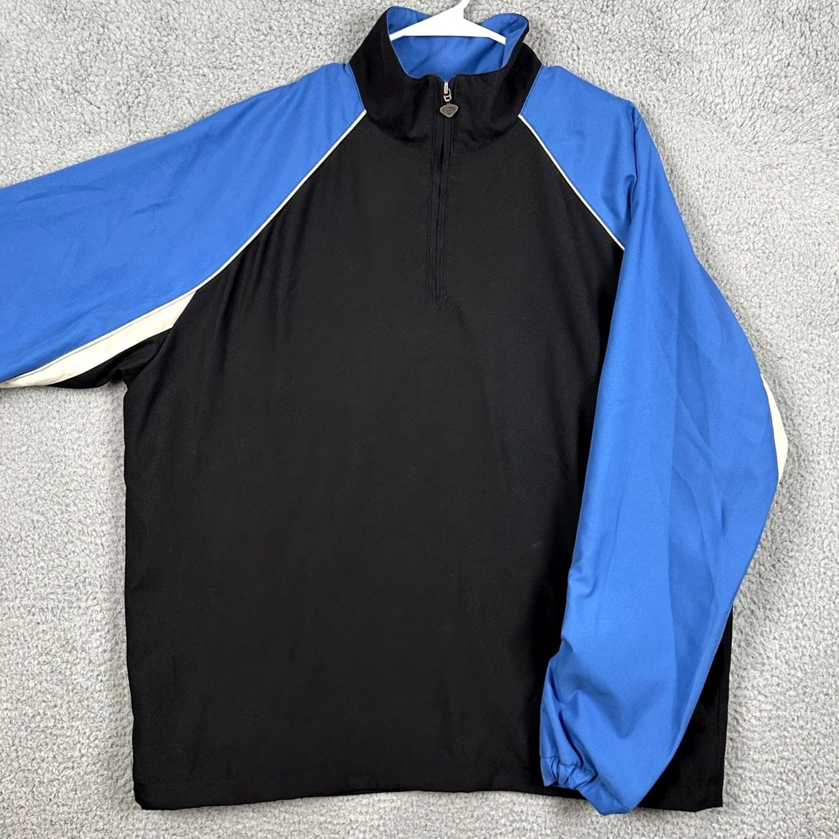 Callaway Callaway Jacket Pullover Mens Large Blue Black Quarter Zip Long Sleeve Logo Size US L / EU 52-54 / 3 - 2 Thumbnail