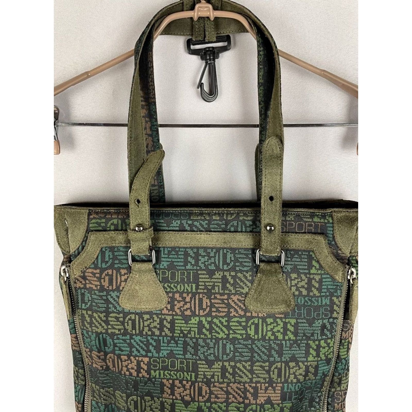 Missoni Missoni Sport Womens Handbag Multicolor Polyester Zipper Shoulder & Tote Bag Size ONE SIZE - 7 Thumbnail