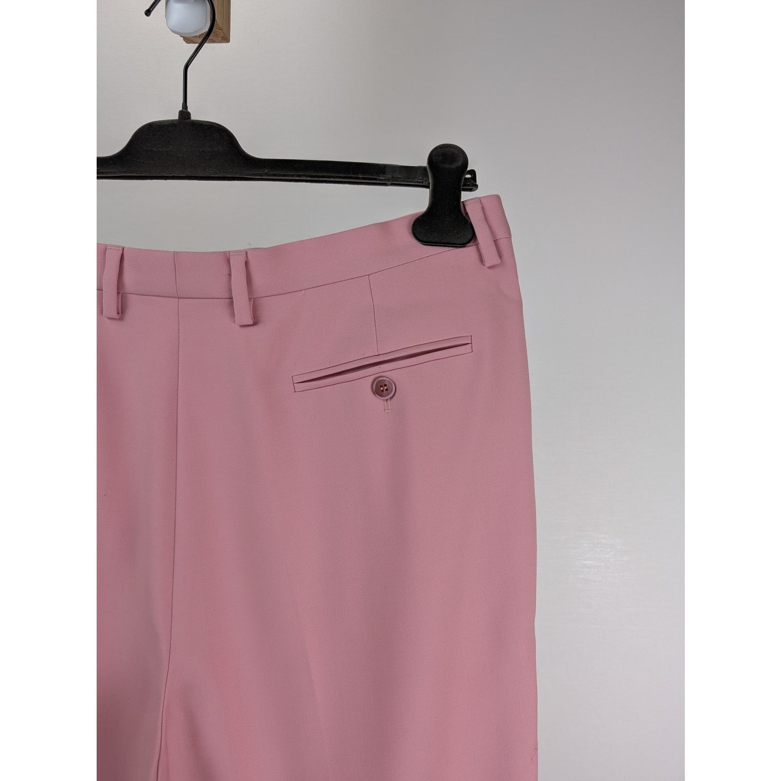 Saint Laurent Paris o1rshd1 Pantalon Constructed Barathea Pant Trouser in Rose Size US 38 / EU 54 - 10 Thumbnail