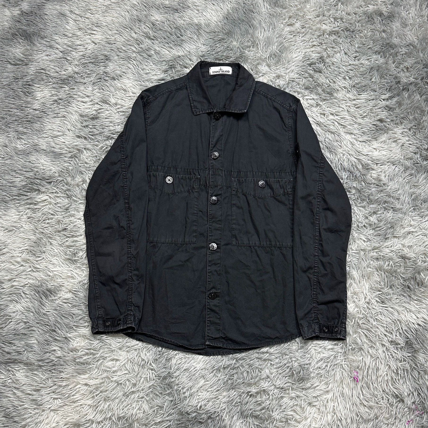 Stone Island stone island washed casual button jacket Size US M / EU 48-50 / 2 - 1 Thumbnail