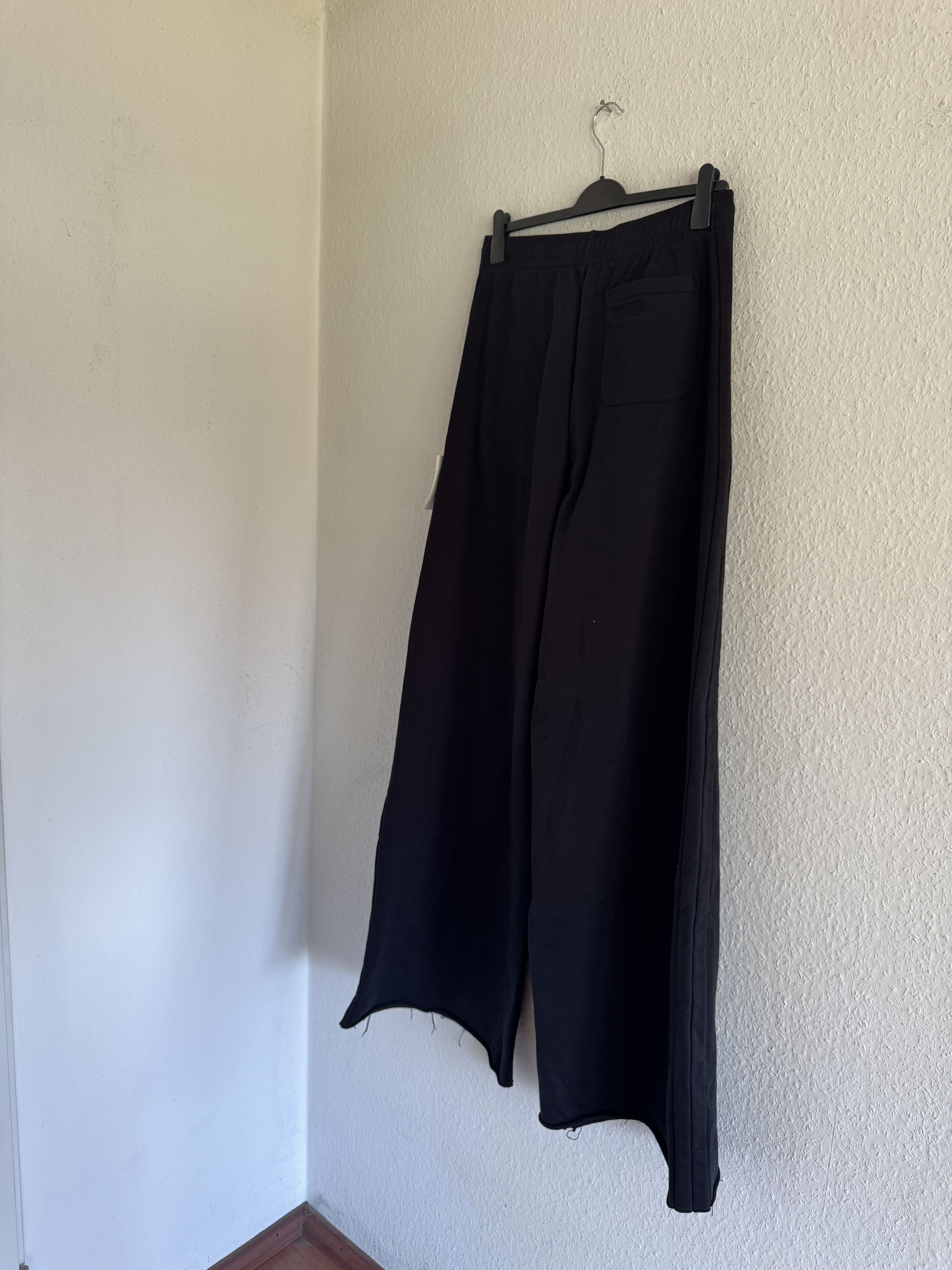 Vetements Wide Leg Panelled Cotton Blend Jersey Sweatpants Size US 30 / EU 46 - 16 Thumbnail