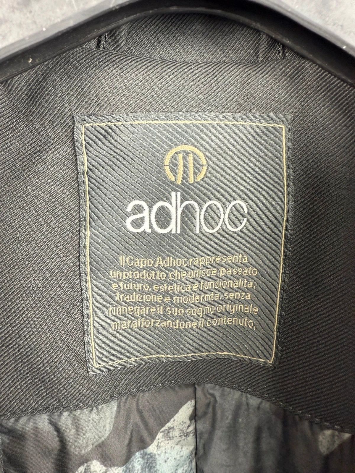 Other Adhoc Men Trench Coat Warm Belted Polyester size 50 Size US M / EU 48-50 / 2 - 4 Thumbnail