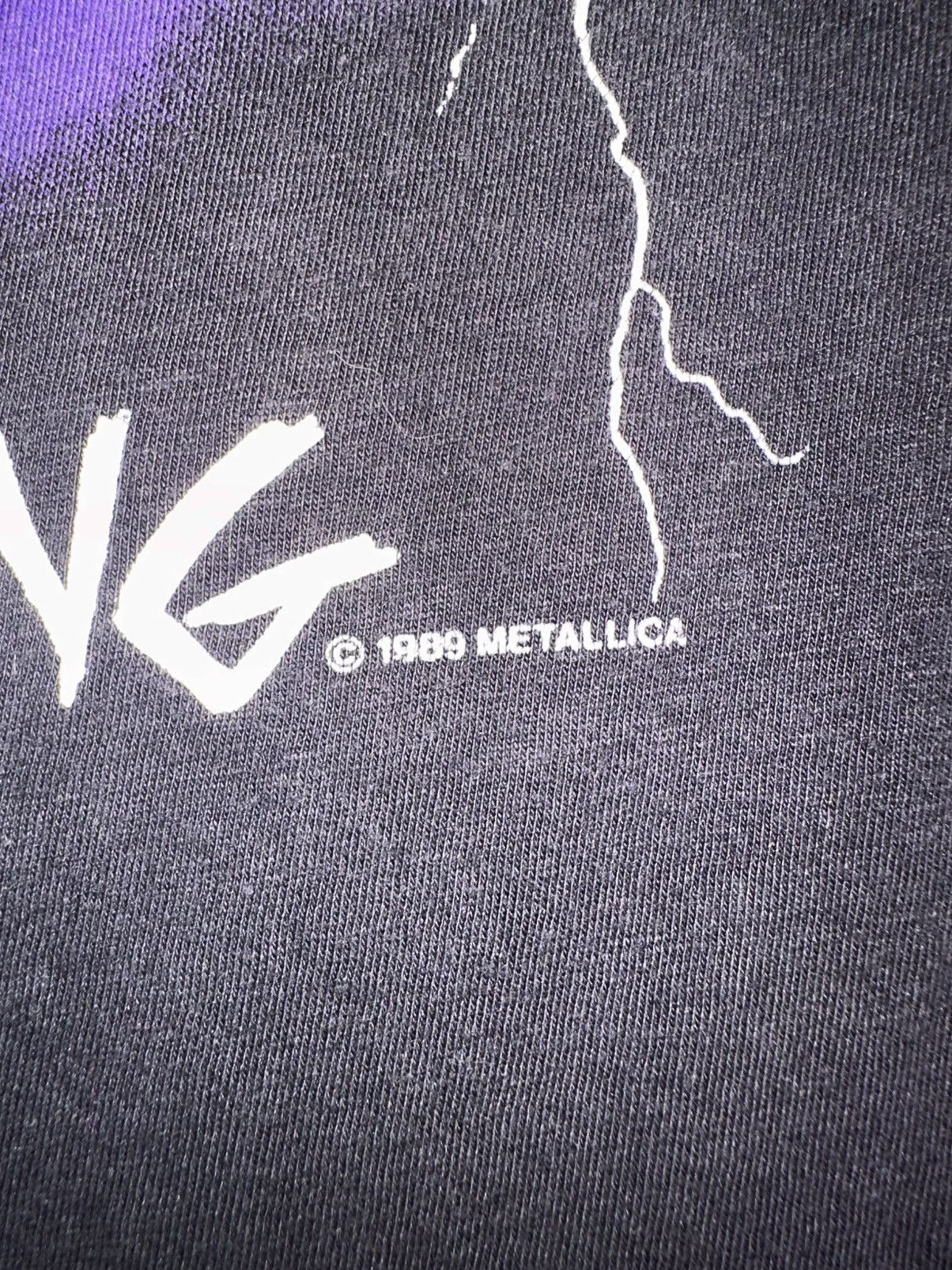 Band Tees × Metallica × Vintage Vintage 80’s Metallica single stitch Rock Band Tee Size US L / EU 52-54 / 3 - 4 Thumbnail