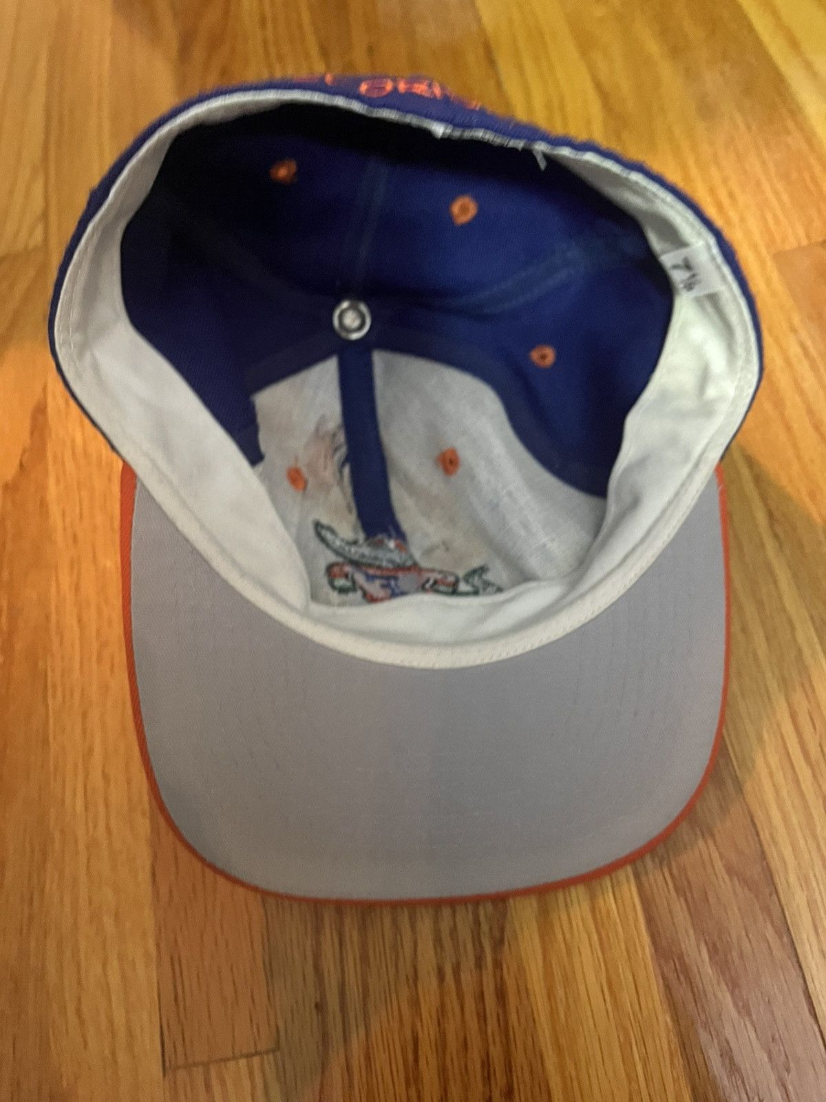NCAA Vintage Florida Gators Hat Cap Fitted 7 1/8 Blue USA Made Size ONE SIZE - 7 Thumbnail