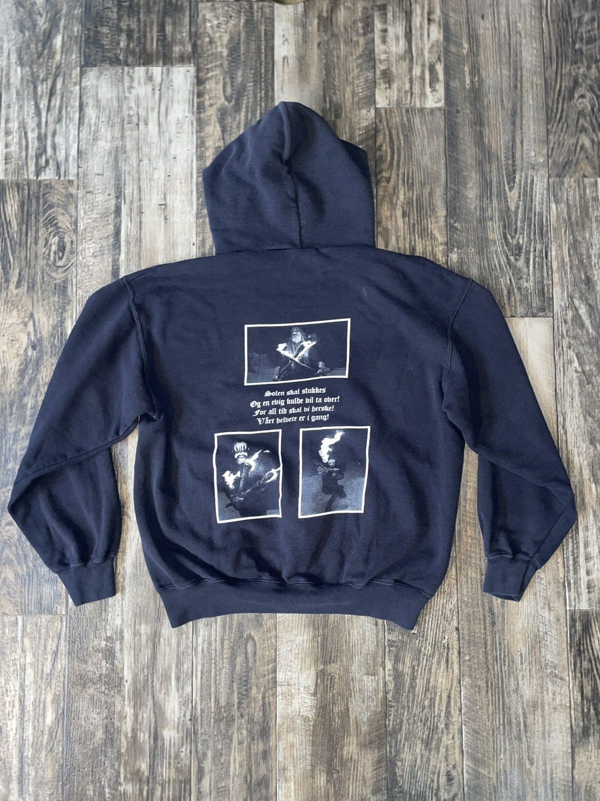 Vintage Tsjuder Black Metal Hoodie Size US M / EU 48-50 / 2 - 2 Thumbnail