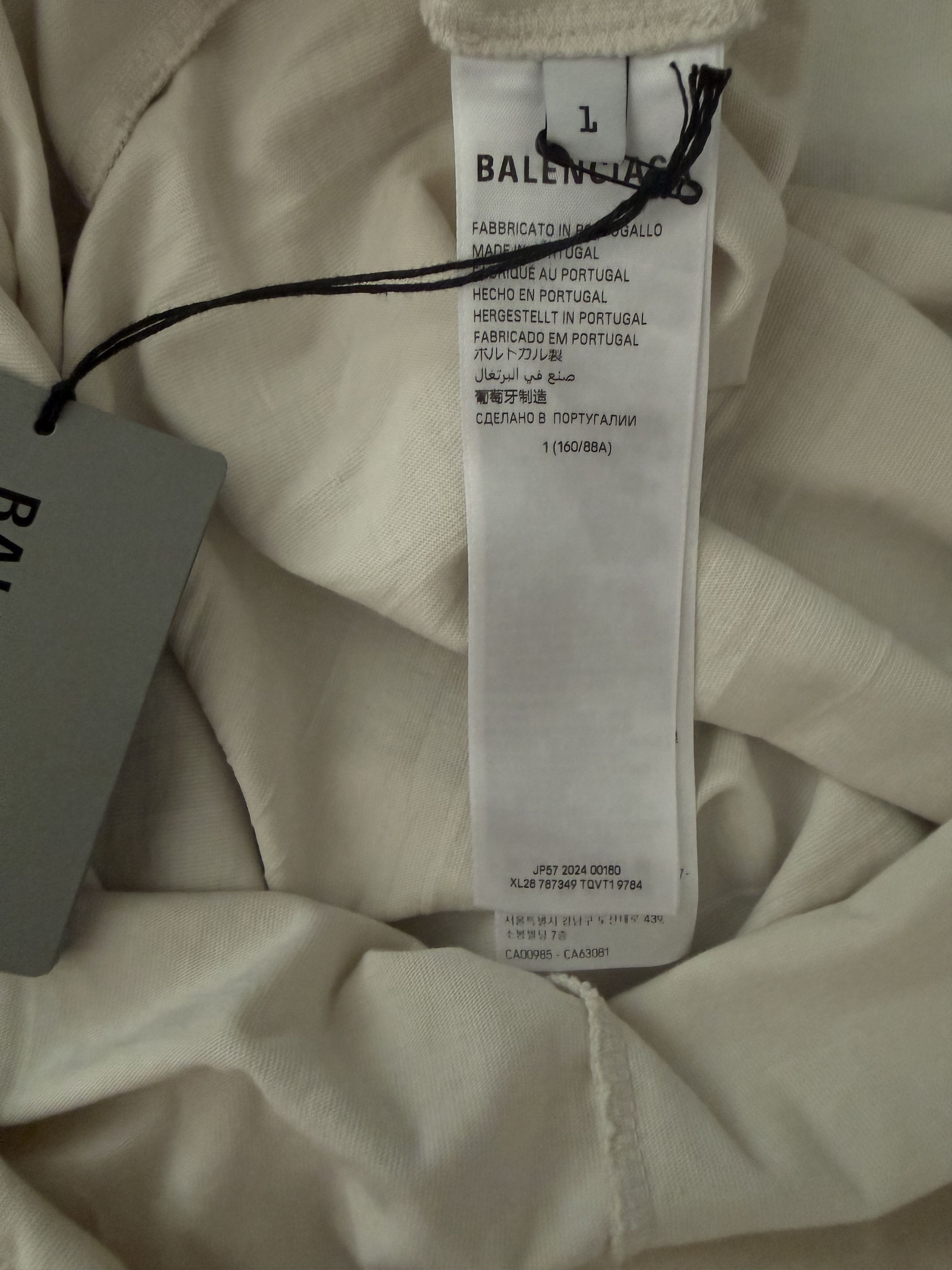 Balenciaga BALENCIAGA METAL LOGO SHIRT Size US L / EU 52-54 / 3 - 6 Thumbnail