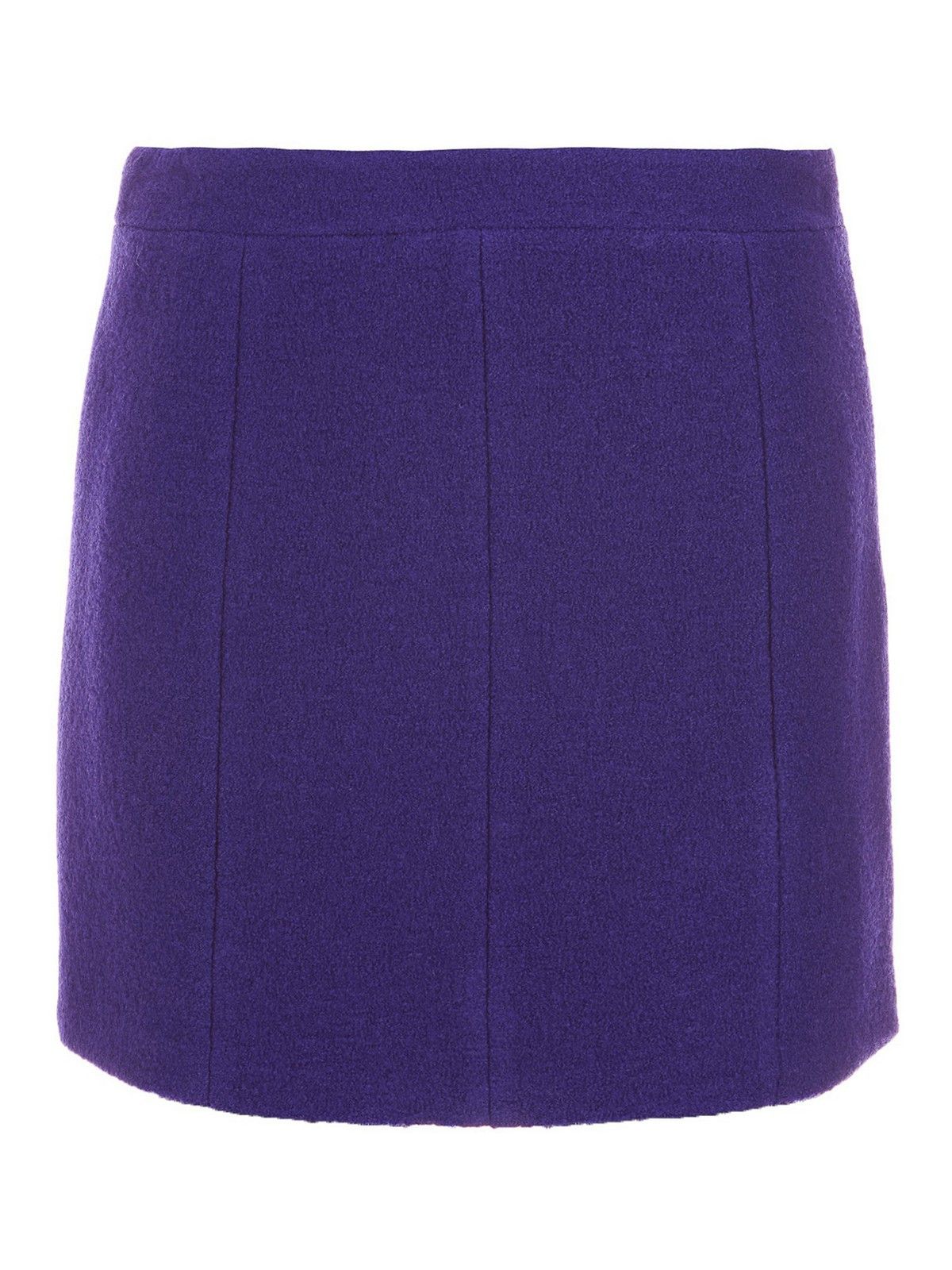 Golden Goose o1y0825 Mini Skirt in Purple Size 26" / US 2 / IT 38 - 1 Thumbnail