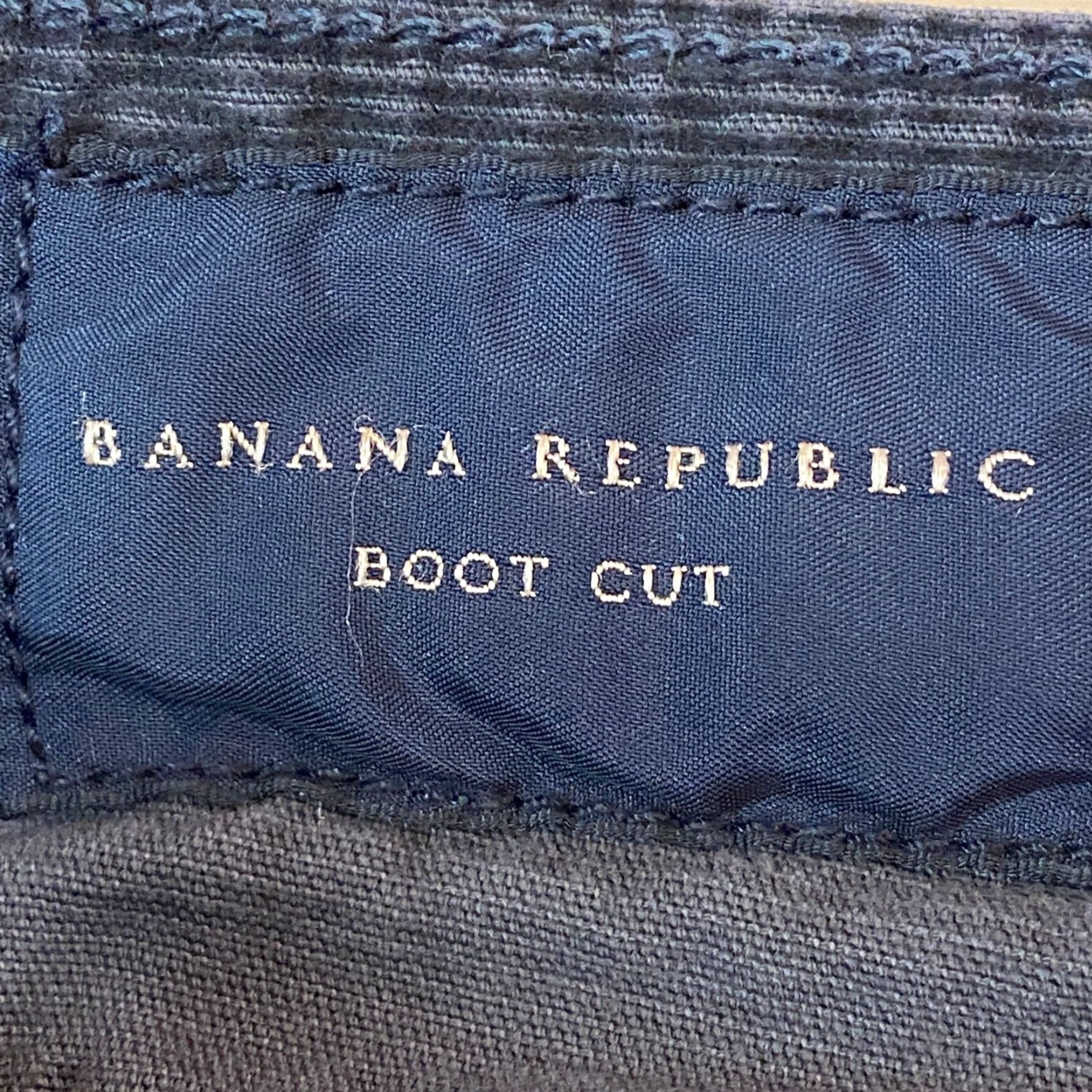 Banana Republic Banana Republic Boot Cut Corduroy Pants Mens 35x30 Gray Cotton Casual Boots? Size US 35 - 3 Thumbnail