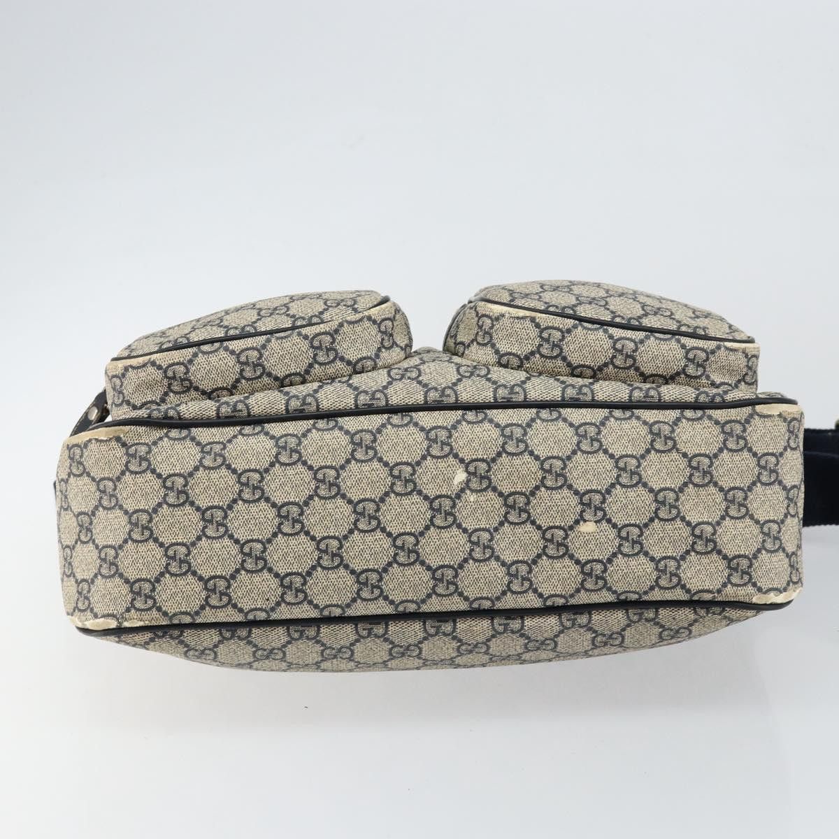 Gucci GUCCI GG Supreme Shoulder Bag Pvc Navy Gold Size ONE SIZE - 9 Thumbnail