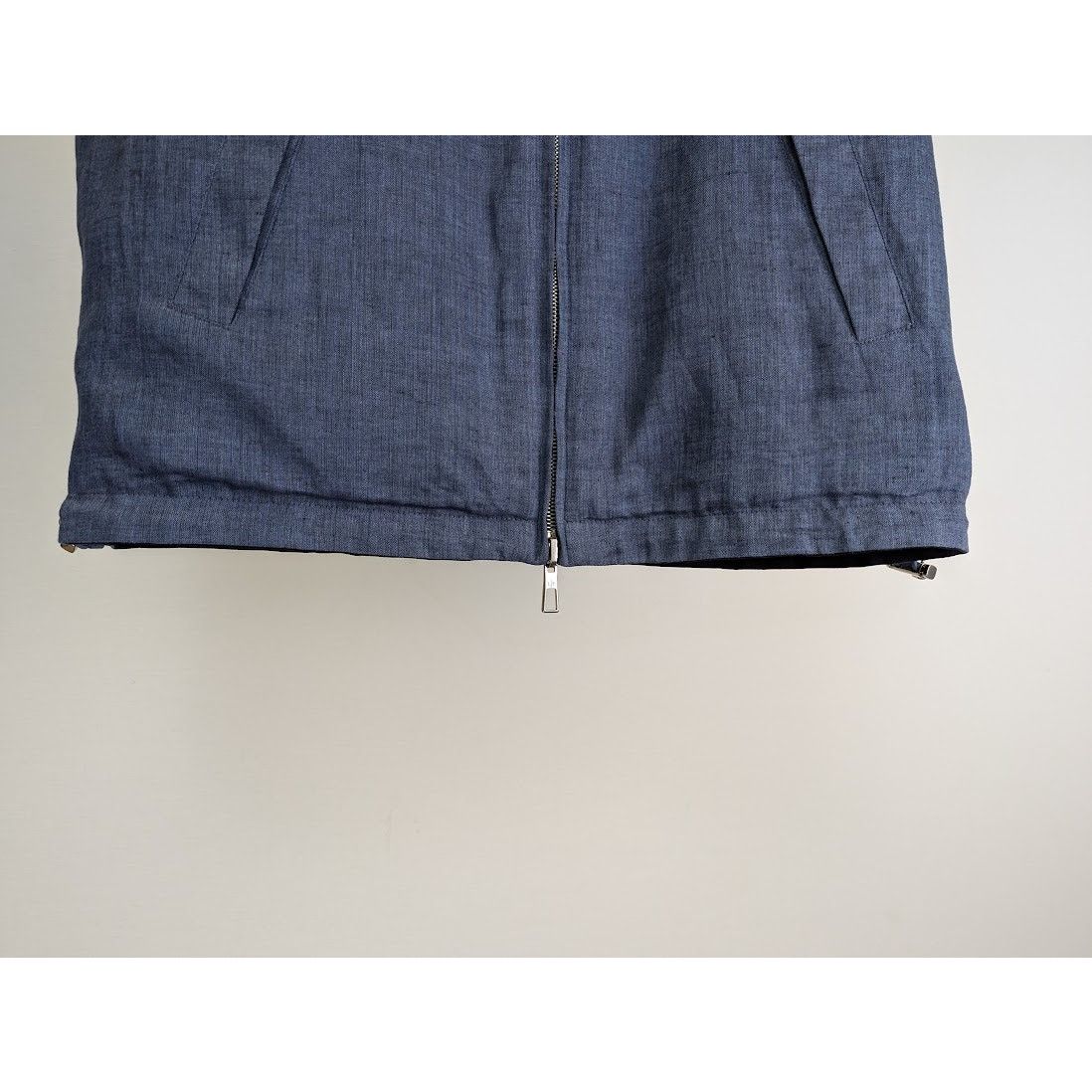 Loro Piana o1rshd1 Reversible Vest Twill Cotton in Blue Size US S / EU 44-46 / 1 - 12 Thumbnail