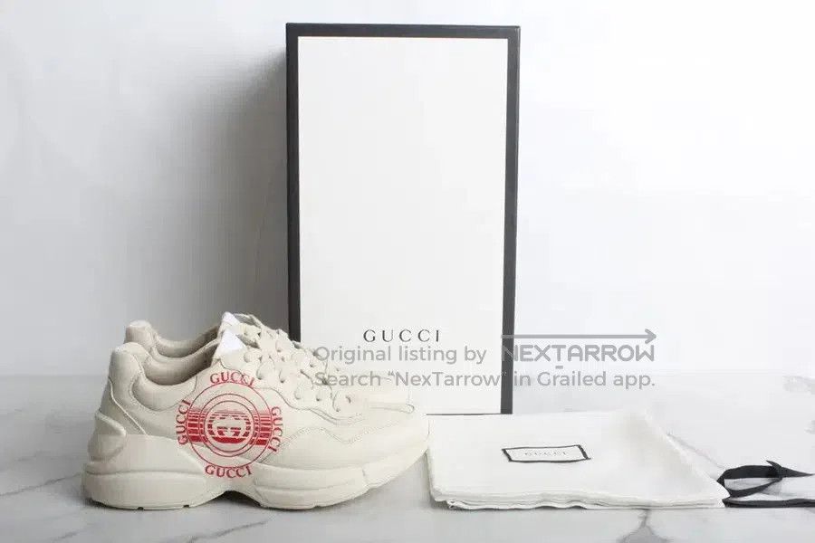 Gucci Gucci Rhyton Logo Sneakers. Size US 6 / IT 36 - 1 Thumbnail