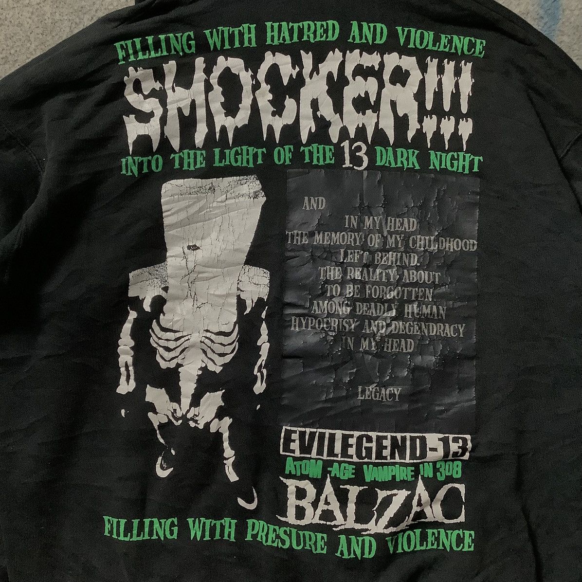 Band Tees × Fruit Of The Loom × Vintage Vintage Balzac Shocker Size US M / EU 48-50 / 2 - 6 Thumbnail