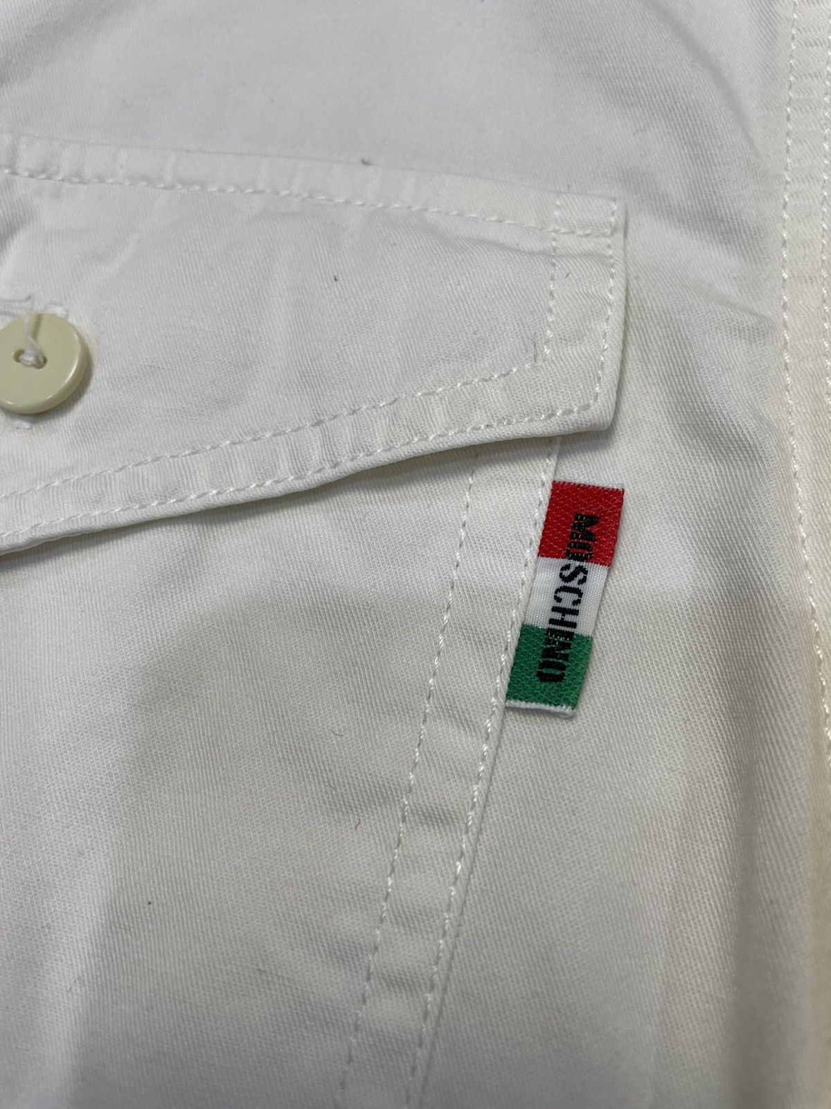 Moschino Vintage Moschino Italy RARE Design Shirt Size US L / EU 52-54 / 3 - 4 Thumbnail
