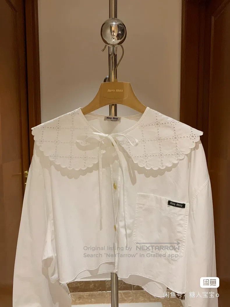 Miu Miu Miu Miu 38 shirt Size M / US 6-8 / IT 42-44 - 5 Thumbnail