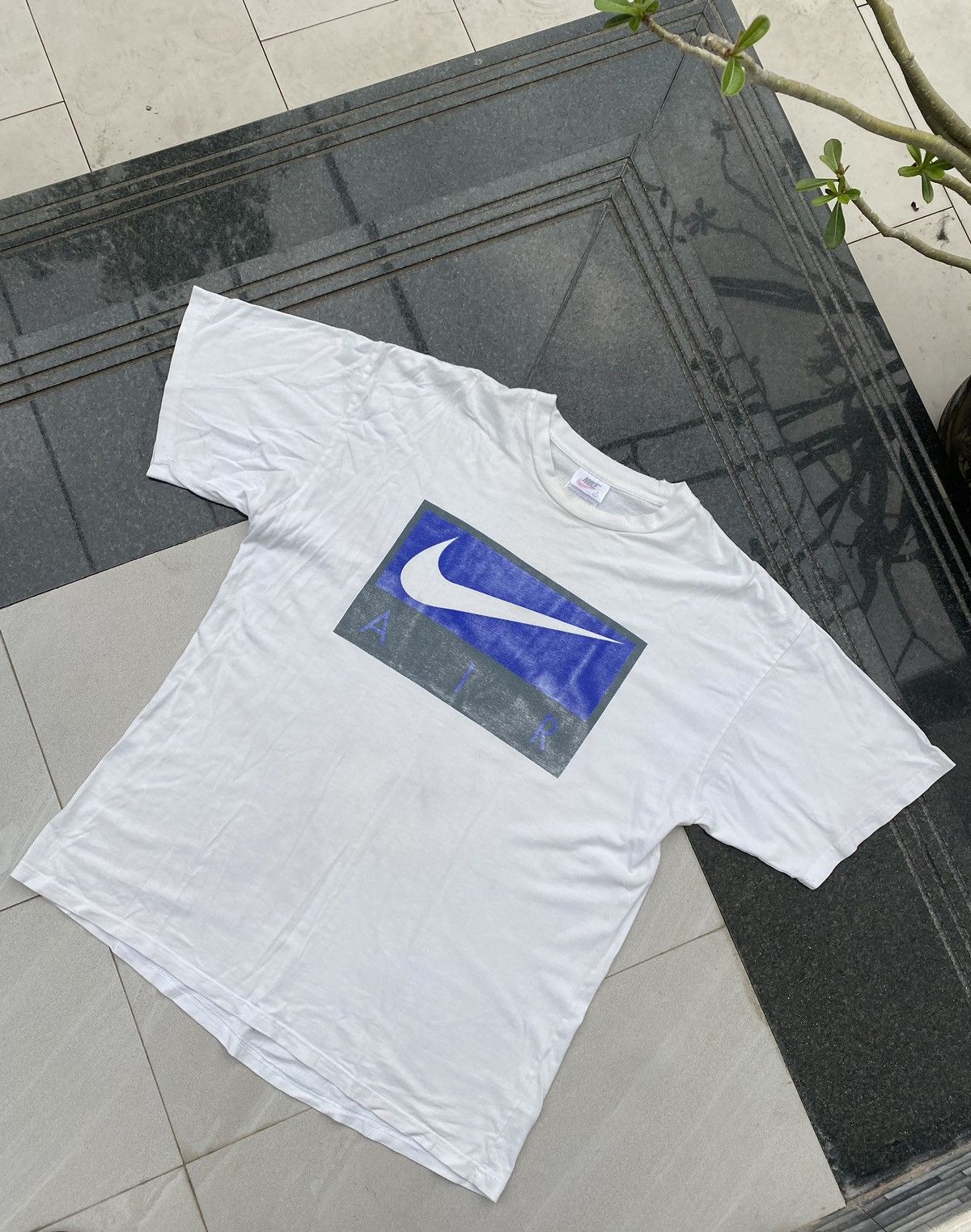 Nike × Vintage 90S NIKE AIR VINTAGE BIG LOGO RETRO Y2K TEE TSHIRT Size US L / EU 52-54 / 3 - 2 Thumbnail
