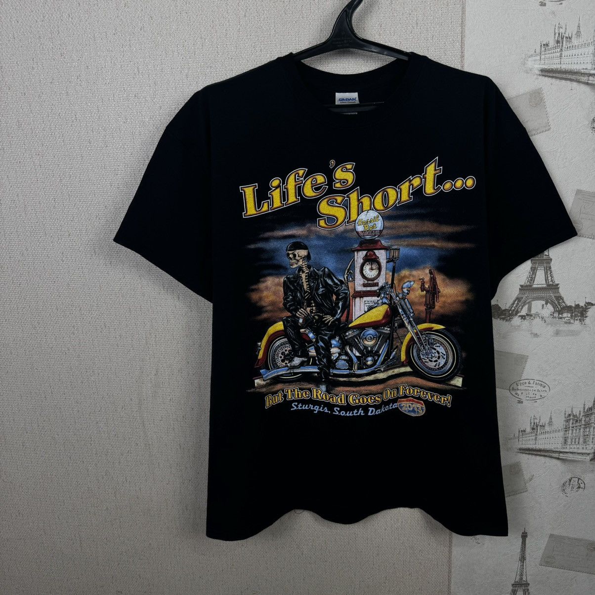 Harley Davidson × Vintage Vintage Sturgis Motorcycle Rally South Dakota XL Black Size US XL / EU 56 / 4 - 5 Thumbnail