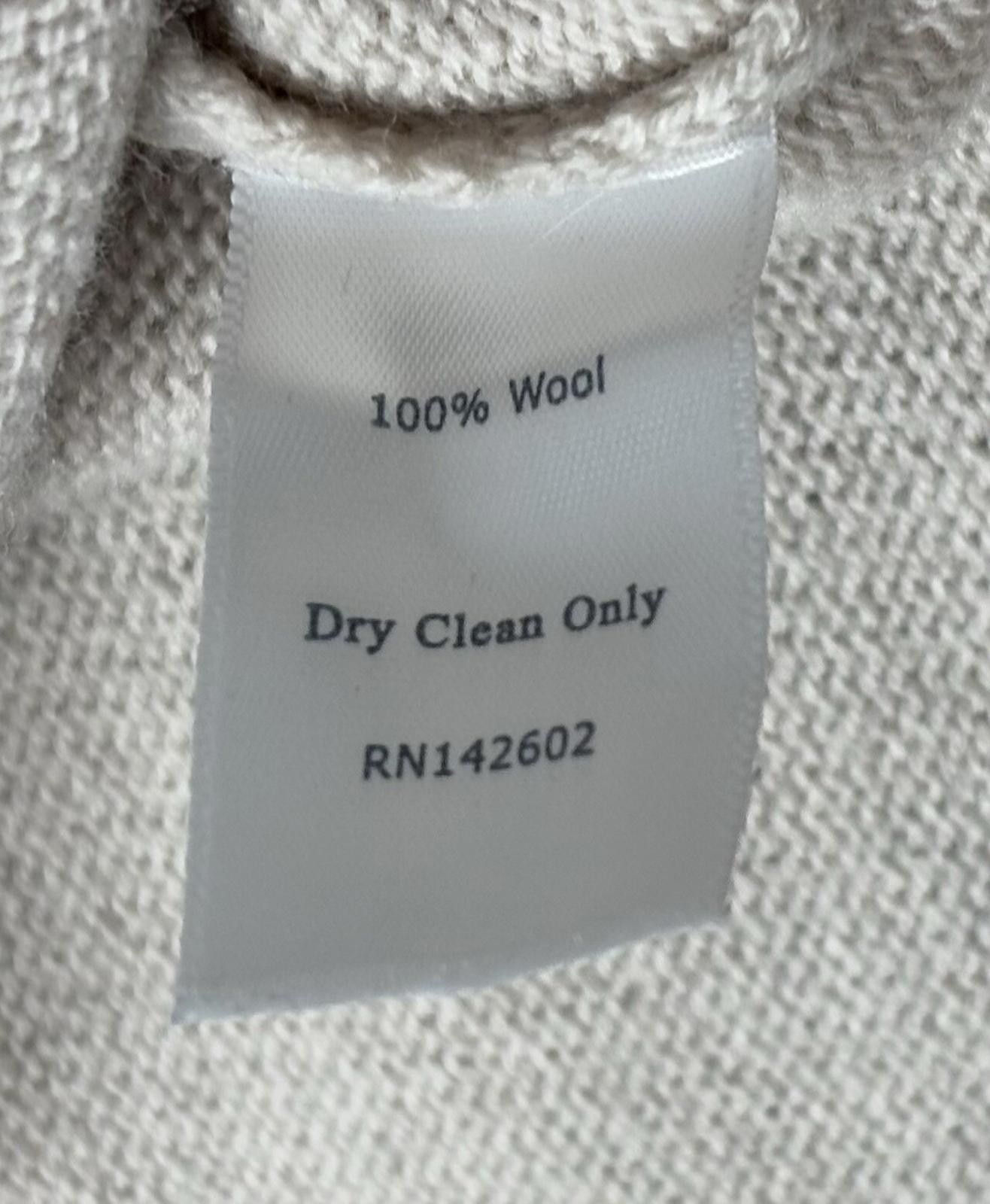 Other Sail to Sable Sweater Women's Medium 100% Wool V-Neck Ivory Size M / US 6-8 / IT 42-44 - 9 Thumbnail