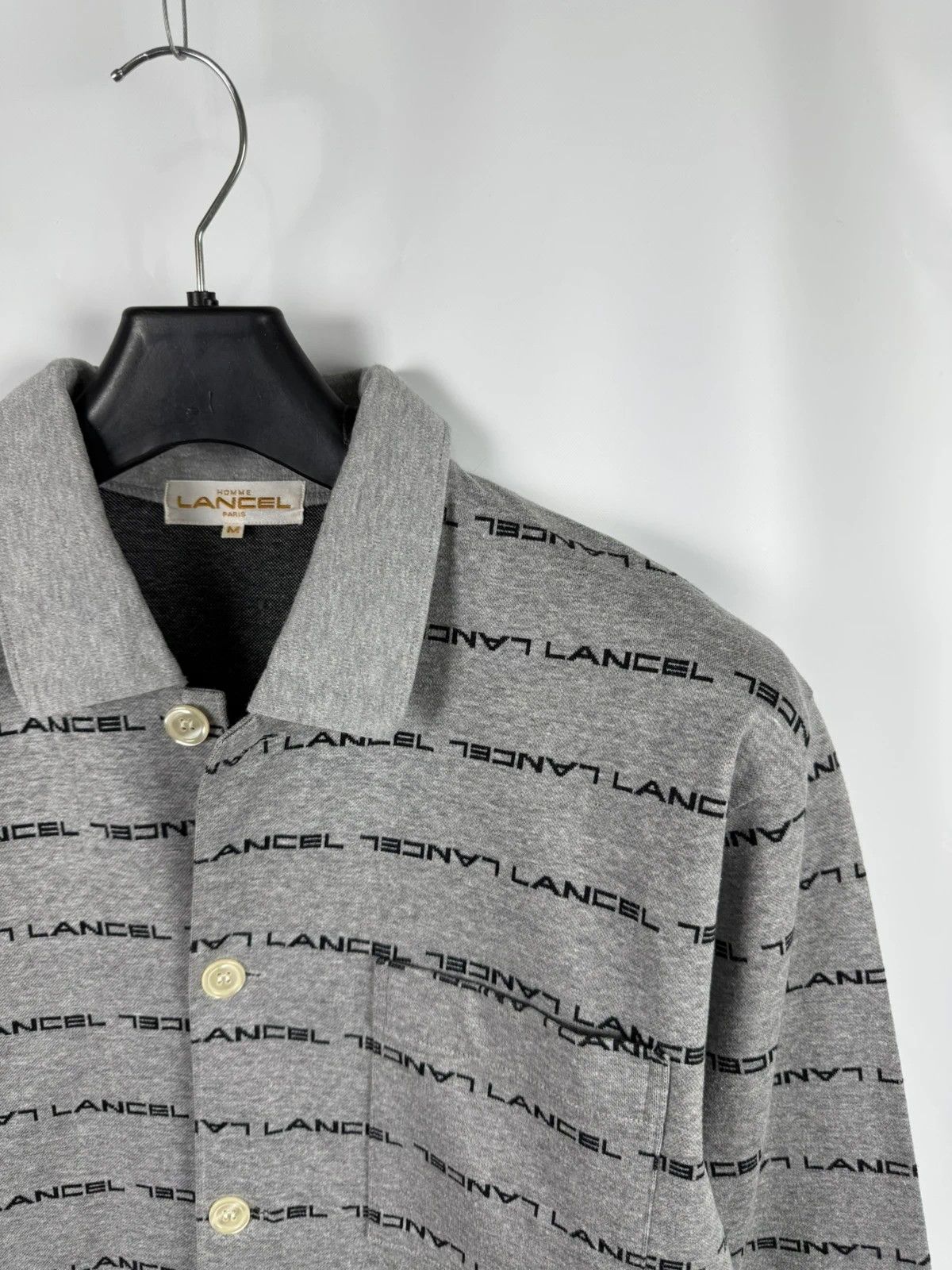 Lancel Lancel Paris Homme Printed Longsleeve Button Up size M Size US M / EU 48-50 / 2 - 2 Thumbnail
