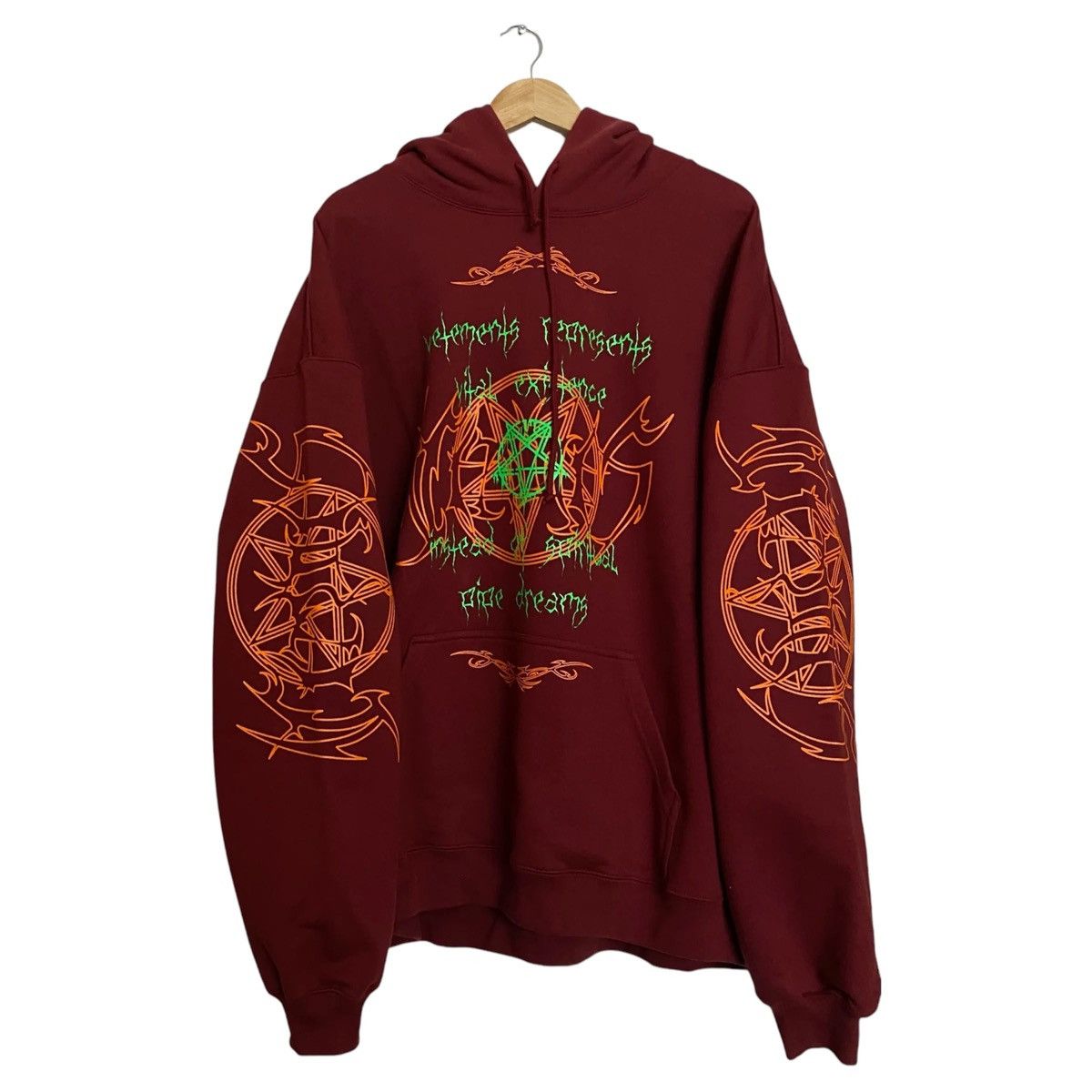 Vetements Vetements Vital Existence Hoodie Size US M / EU 48-50 / 2 - 1 Thumbnail