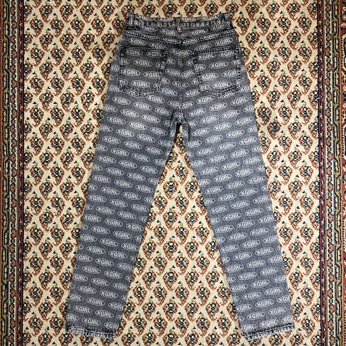 Designer × Japanese Brand X-Girl Oval LG Denim PT Women’s Jeans Size 27" / US 4 / IT 40 - 7 Thumbnail
