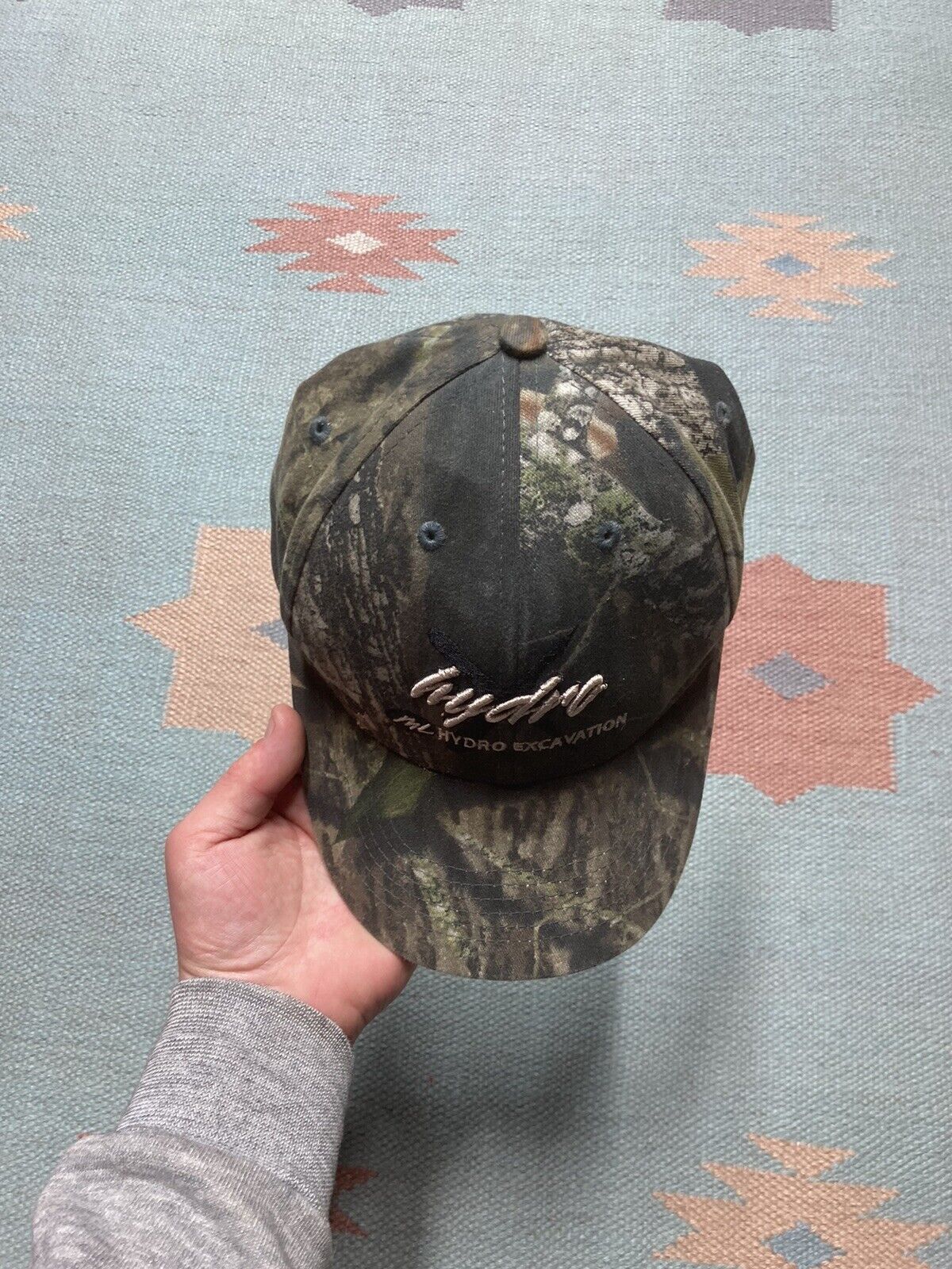 Realtree × Vintage VTG strapback hat camo hydro excavation Michigan realtree Size ONE SIZE - 3 Thumbnail