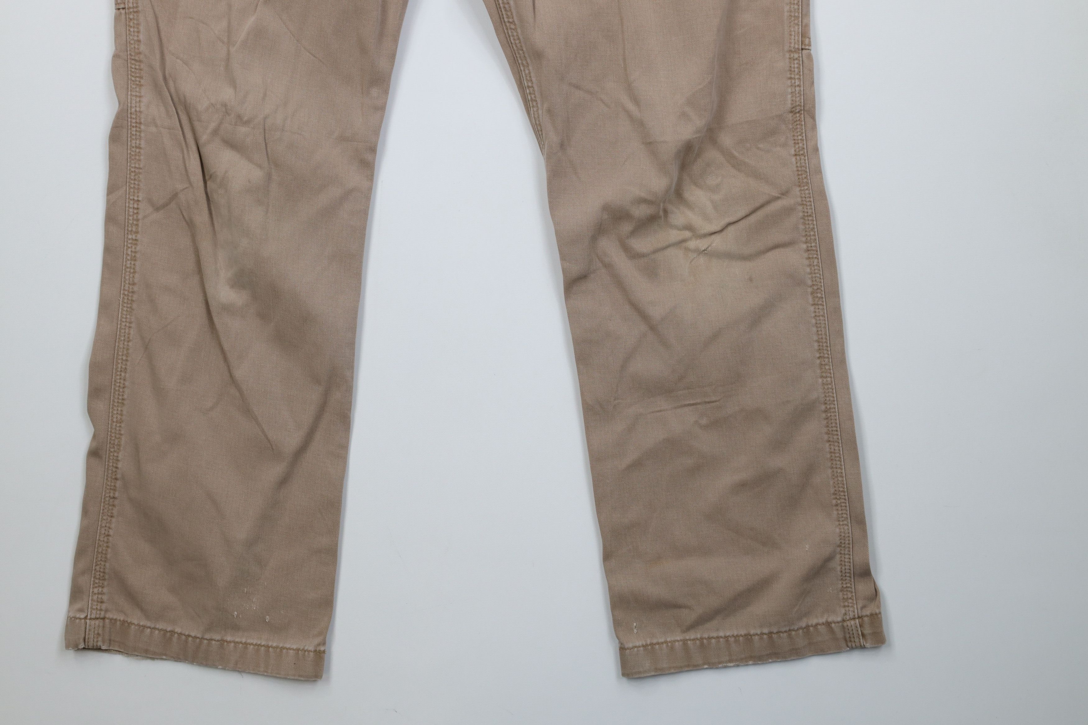 Carhartt Vintage Y2K Carhartt Wide Leg Dungaree Pants Trousers Khaki Size US 34 / EU 50 - 4 Thumbnail