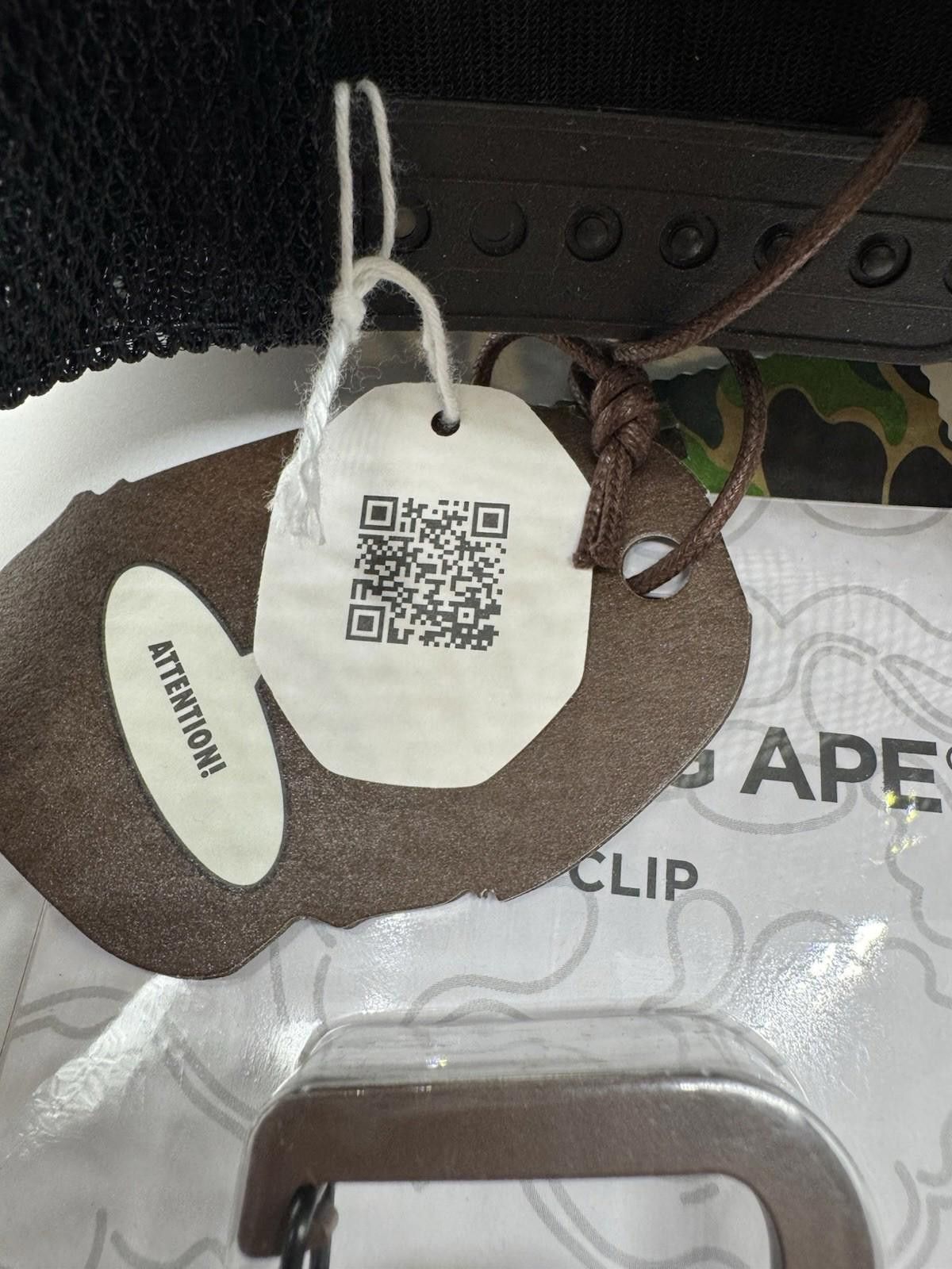 Bape BAPE Crystal Mesh Trucker Hat + Ape Clip | O/S | New Size ONE SIZE - 3 Thumbnail