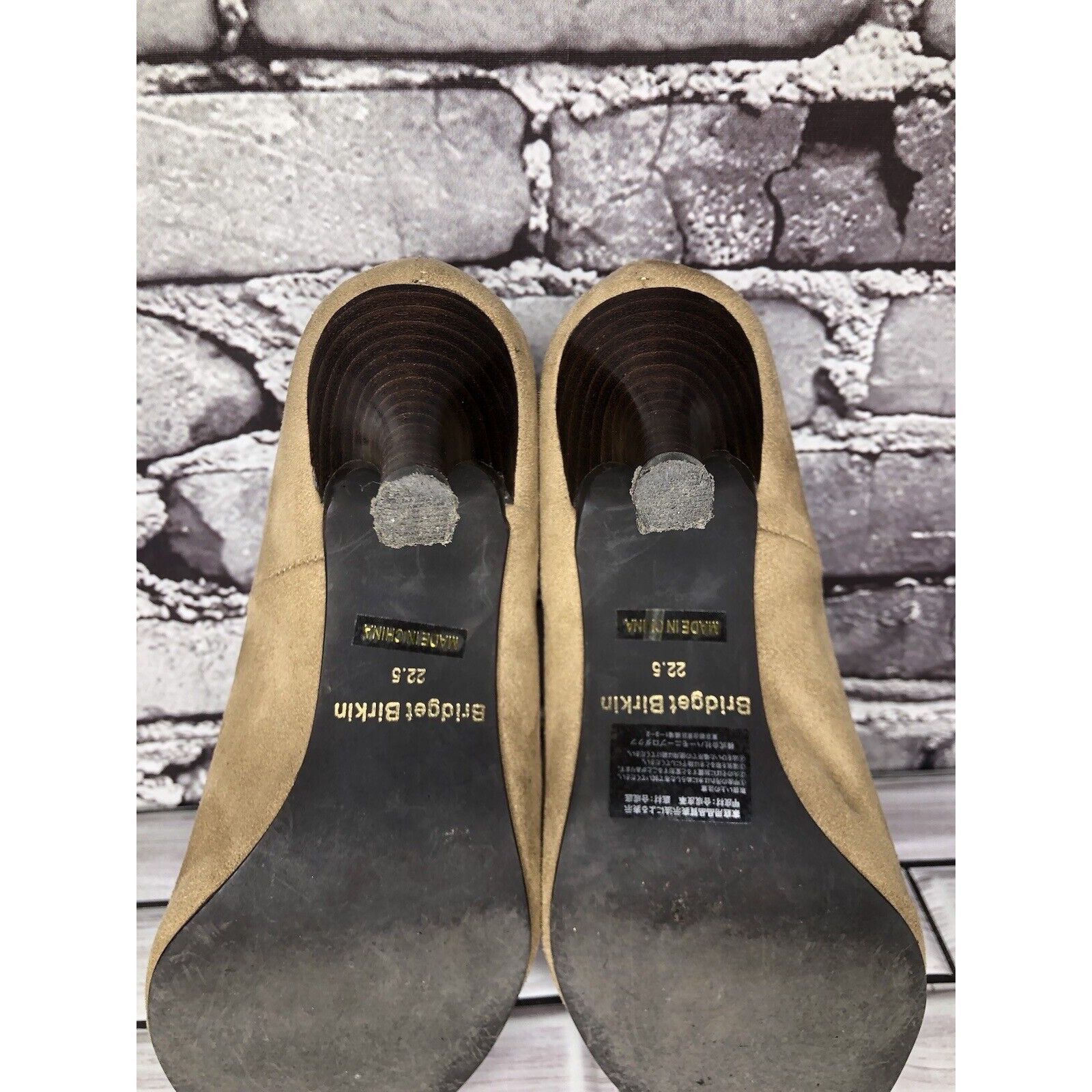 Other Bridget Birkin Brown Suede Leather Pointed Heels Women Sz 22 Size US 6 / IT 36 - 8 Thumbnail
