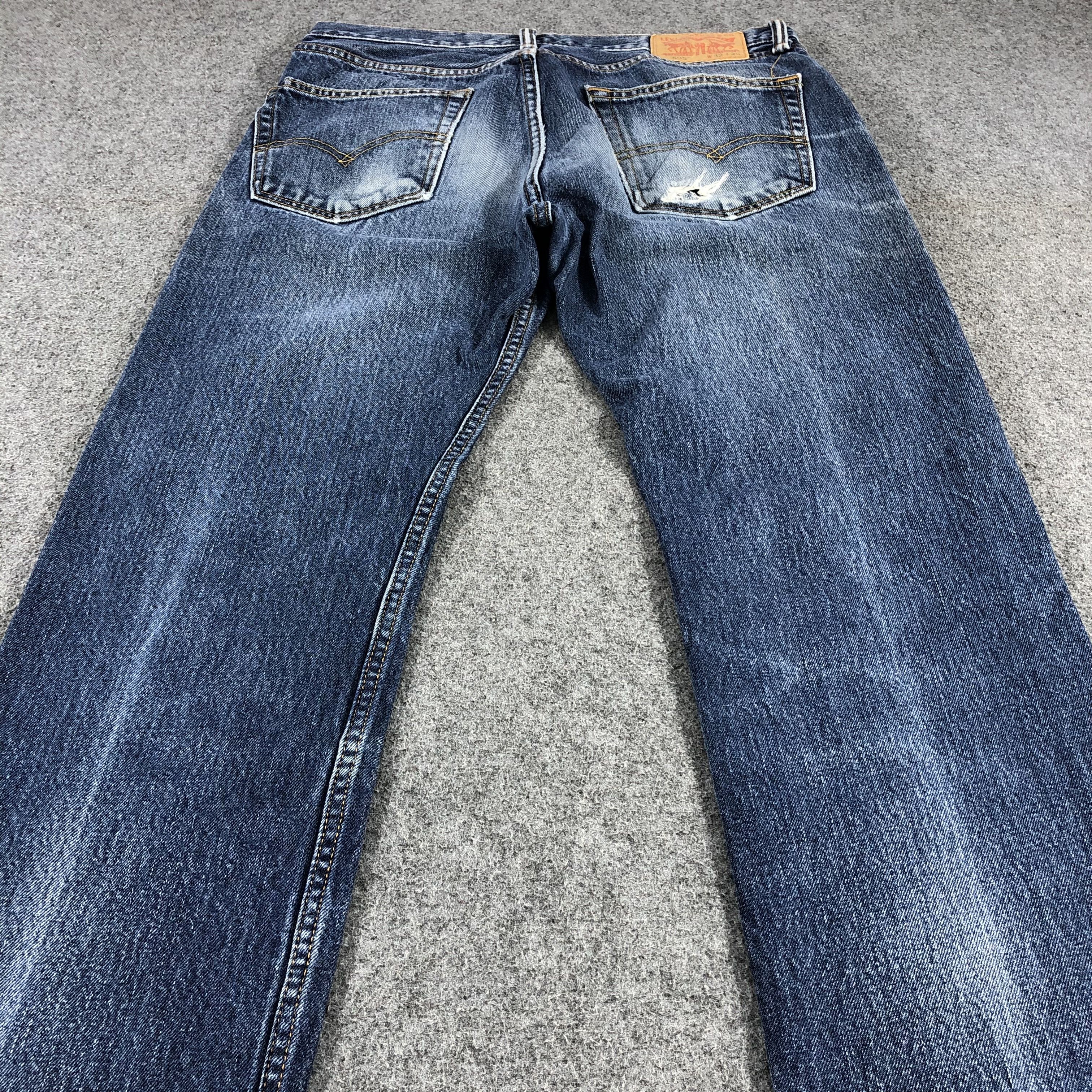 Levi's × Vintage Vintage Blue Wash Levis 505 Jeans-JM1108 Size US 32 / EU 48 - 4 Thumbnail