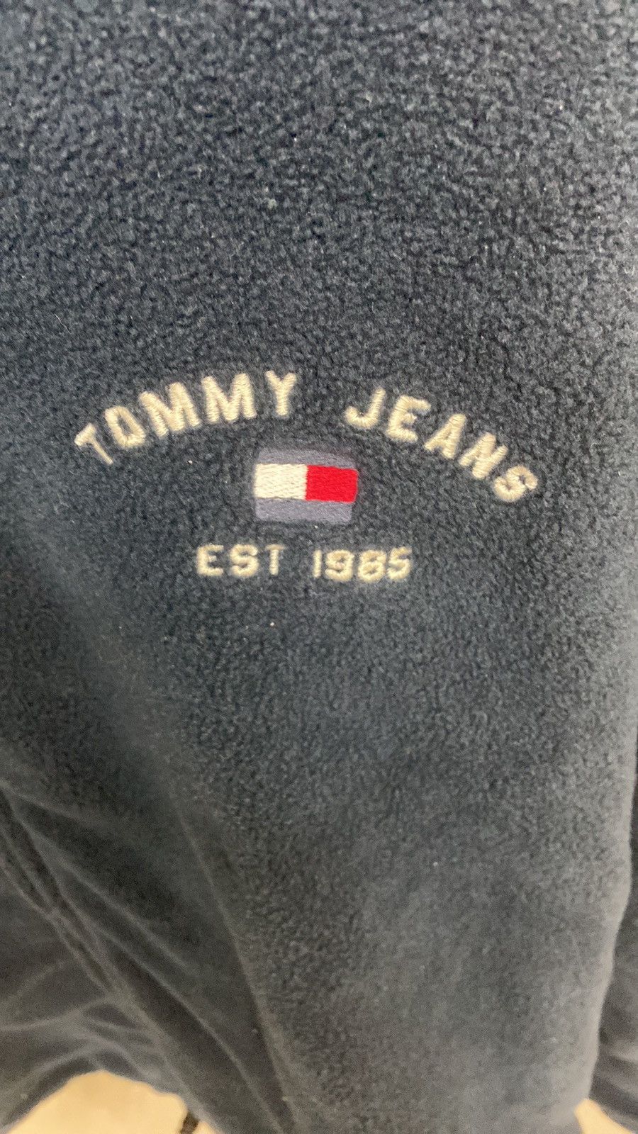Tommy Hilfiger × Tommy Jeans × Vintage VTG Tommy Hilfiger Jeans Reversible Red/Blue Heavy Jacket Size US L / EU 52-54 / 3 - 14 Thumbnail