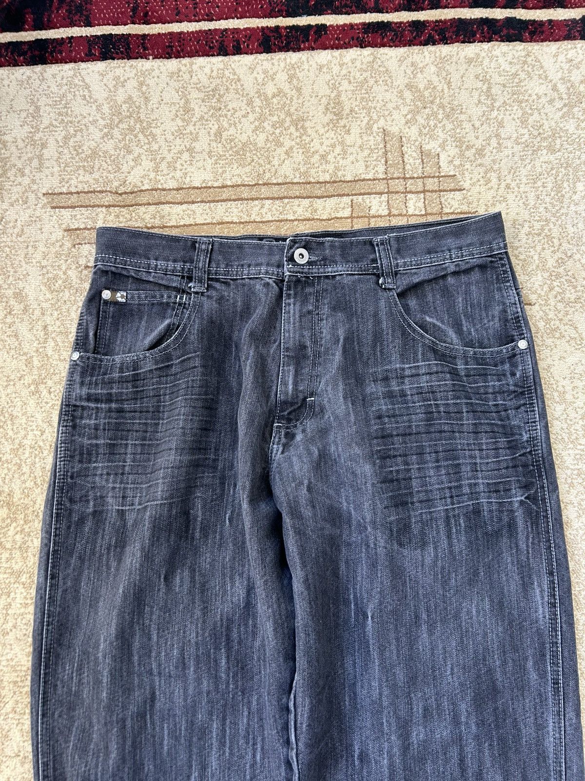 Southpole Vintage Southpole Baggy Brown Tab Jeans Size US 36 / EU 52 - 8 Thumbnail