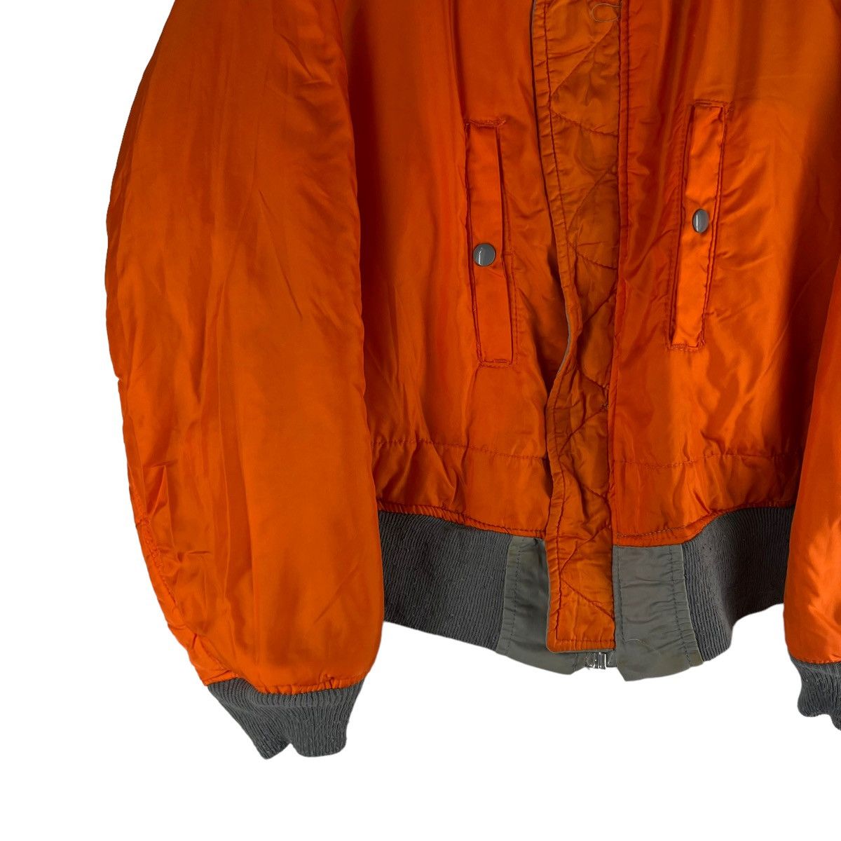 Alpha Industries 🔥VINTAGE FLY MA-1 BOMBER JACKET REVERSIBLE ALPHA INDUSTRIES Size US M / EU 48-50 / 2 - 8 Thumbnail