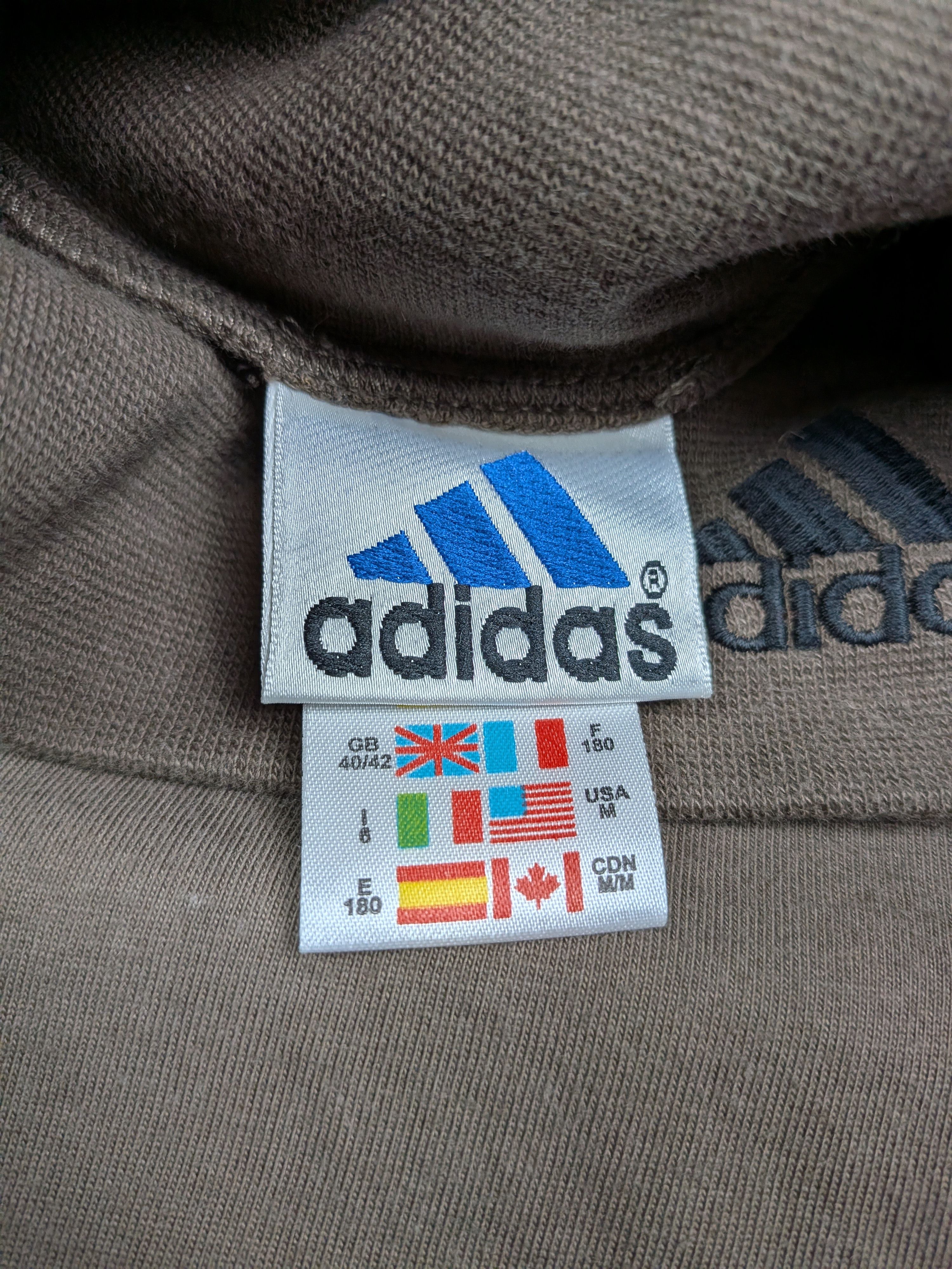 Adidas Vintage Adidas Brown Turtleneck Sweater M L Made in Greece Size US M / EU 48-50 / 2 - 6 Thumbnail