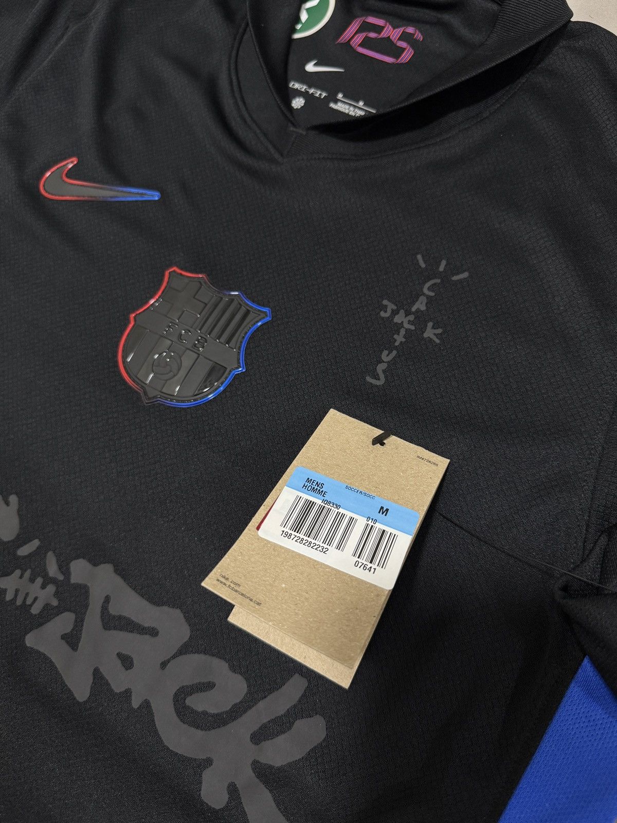 Nike × Travis Scott Fc Barcelona x Travis Scott Limited Edition Away Jersey Size US M / EU 48-50 / 2 - 4 Thumbnail