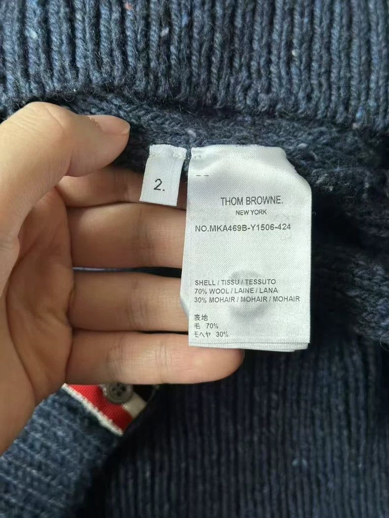 Thom Browne Thom Browne Blue sweater Size US M / EU 48-50 / 2 - 3 Thumbnail