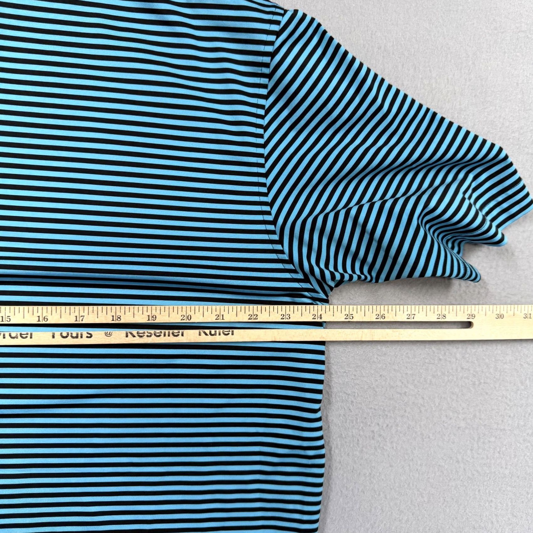 Peter Millar Peter Millar Polo Shirt Mens Large Blue Stripe Summer Comfort Golf Performance Shirt Size US L / EU 52-54 / 3 - 6 Thumbnail