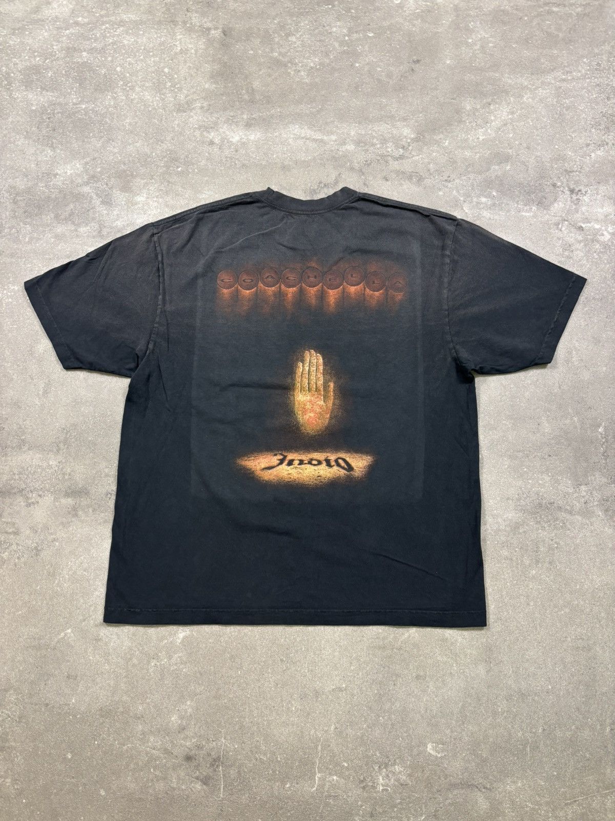 Travis Scott Travis Scott Coachella Exclusive La Flame Utopia Tee, Black Size US M / EU 48-50 / 2 - 2 Thumbnail