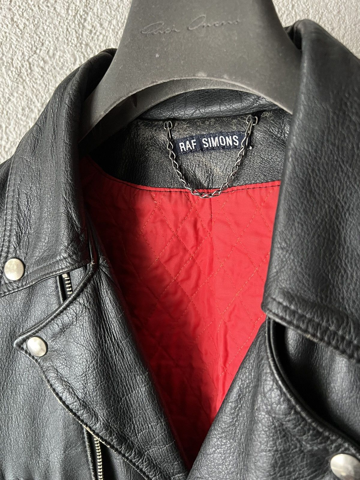 Raf Simons Raf Simons 1997 Studded Leather Biker Jacket Size US S / EU 44-46 / 1 - 3 Thumbnail