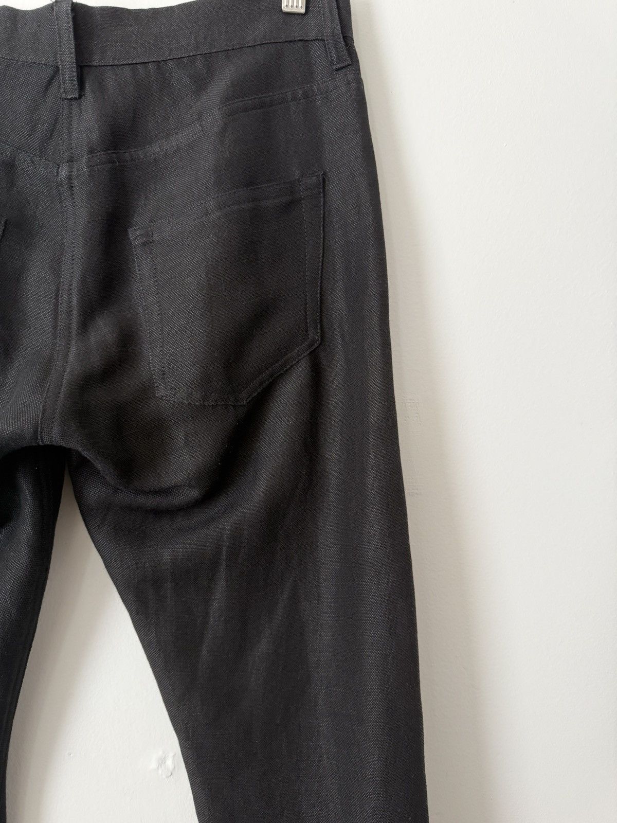 Rick Owens Rick Owens Hemp and Wool Black Pants Size US 34 / EU 50 - 9 Thumbnail