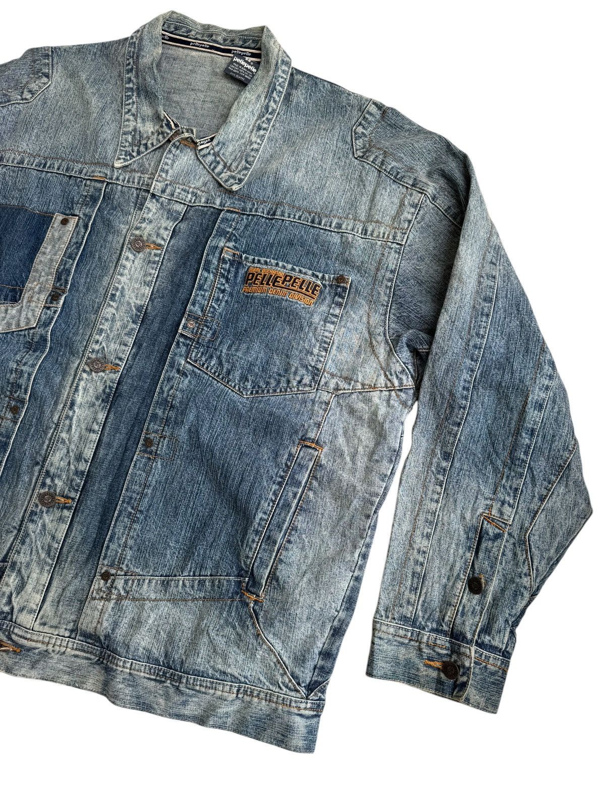 Pelle Pelle Vintage Distressed Pelle Pelle Denim Jacket Size US XL / EU 56 / 4 - 3 Thumbnail