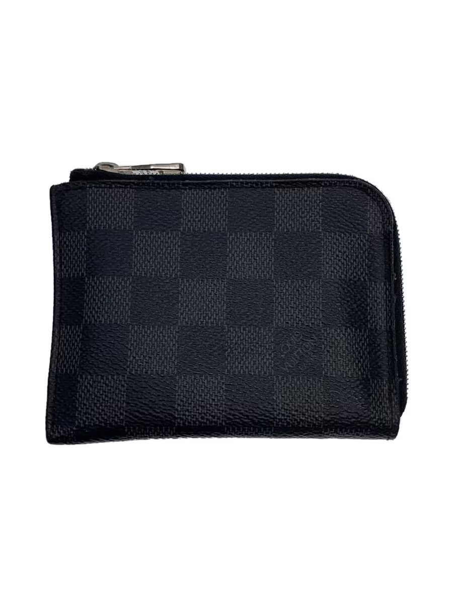 Louis Vuitton Louis Vuitton Damier Graphite Porto Monnaie Coin Case Black Size ONE SIZE - 1 Thumbnail