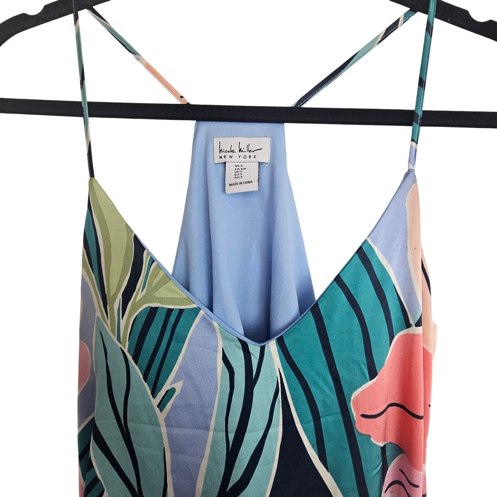 Nicole Miller Nicole Miller Womens Floral Maxi Dress Resort Travel Pastel Size S / US 4 / IT 40 - 2 Thumbnail