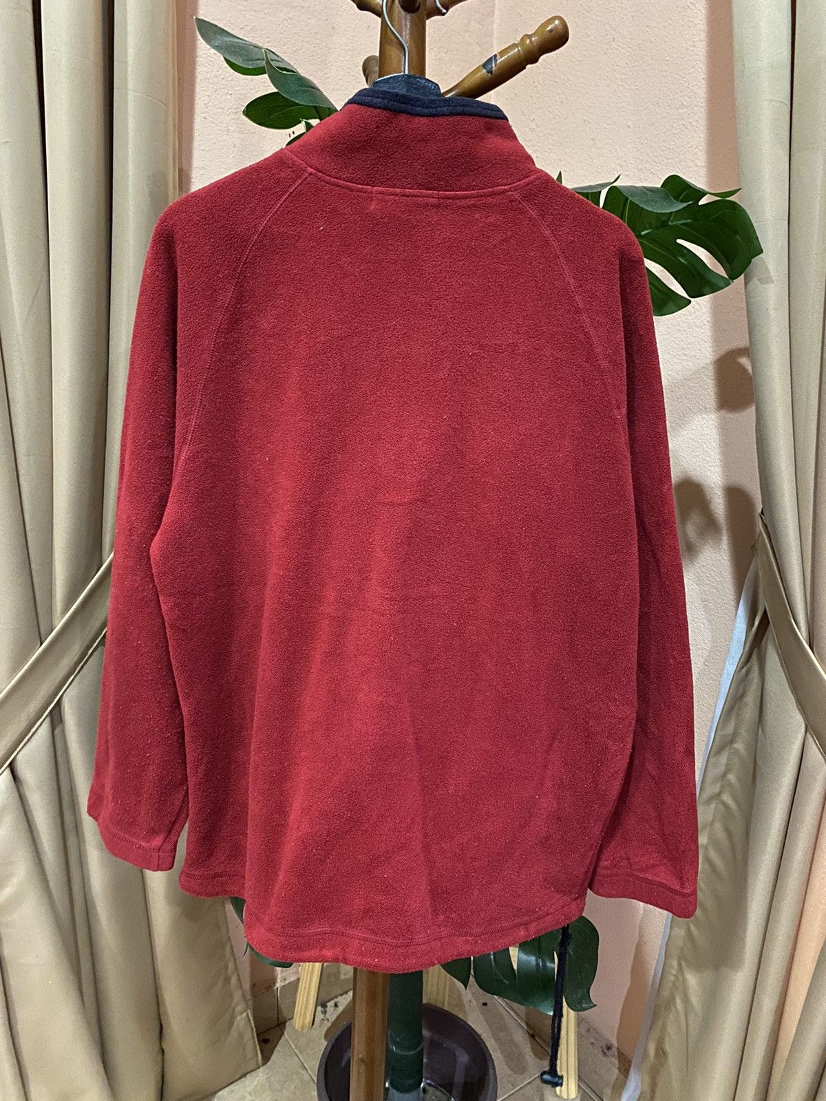 Chaps Ralph Lauren Vintage CHAPS Ralph Lauren Red Fleece Pullover Jacket Size US L / EU 52-54 / 3 - 8 Thumbnail